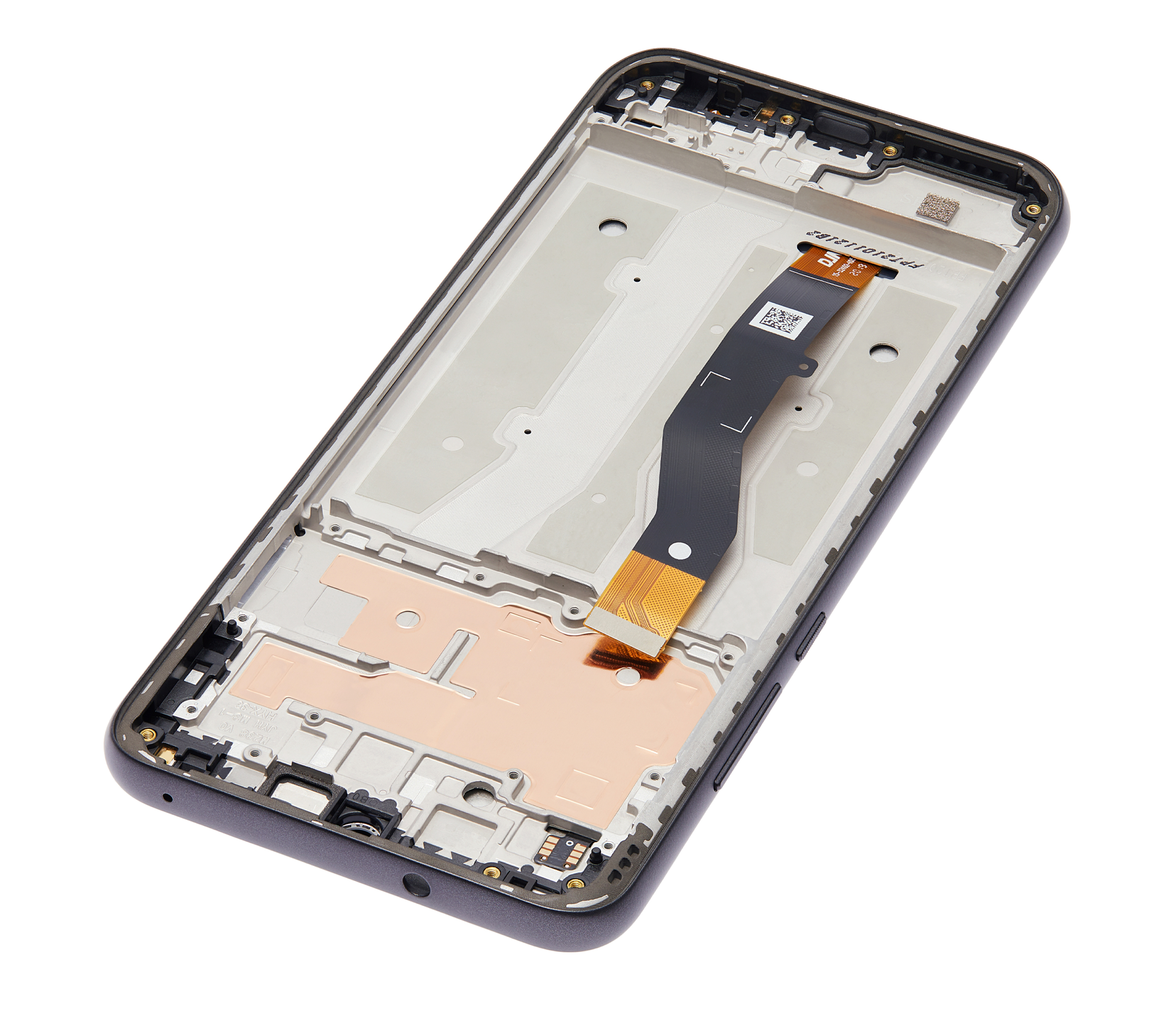 Lcd Assembly With Frame Compatible For Motorola Moto G Play (Xt2093 / 2021) (Refurbished) (Flash Gray)
