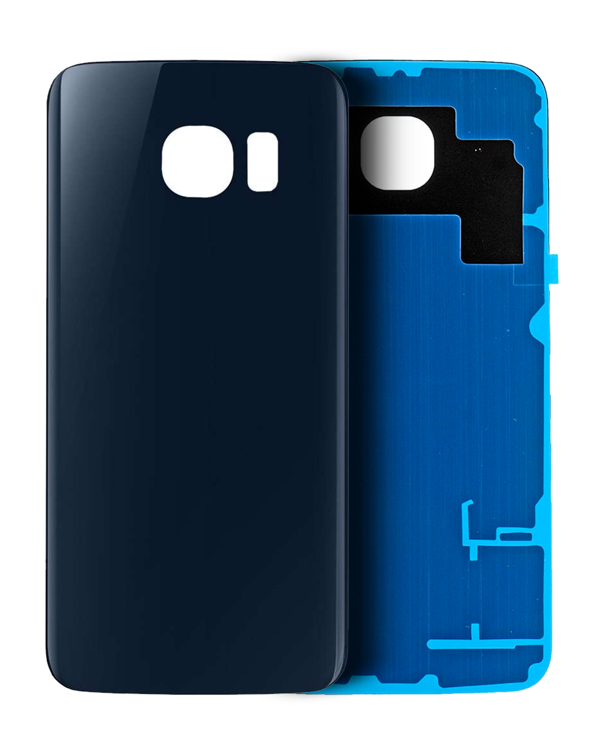 Back Cover Glass Compatible For Samsung Galaxy S6 (Service Pack) (Black Sapphire)
