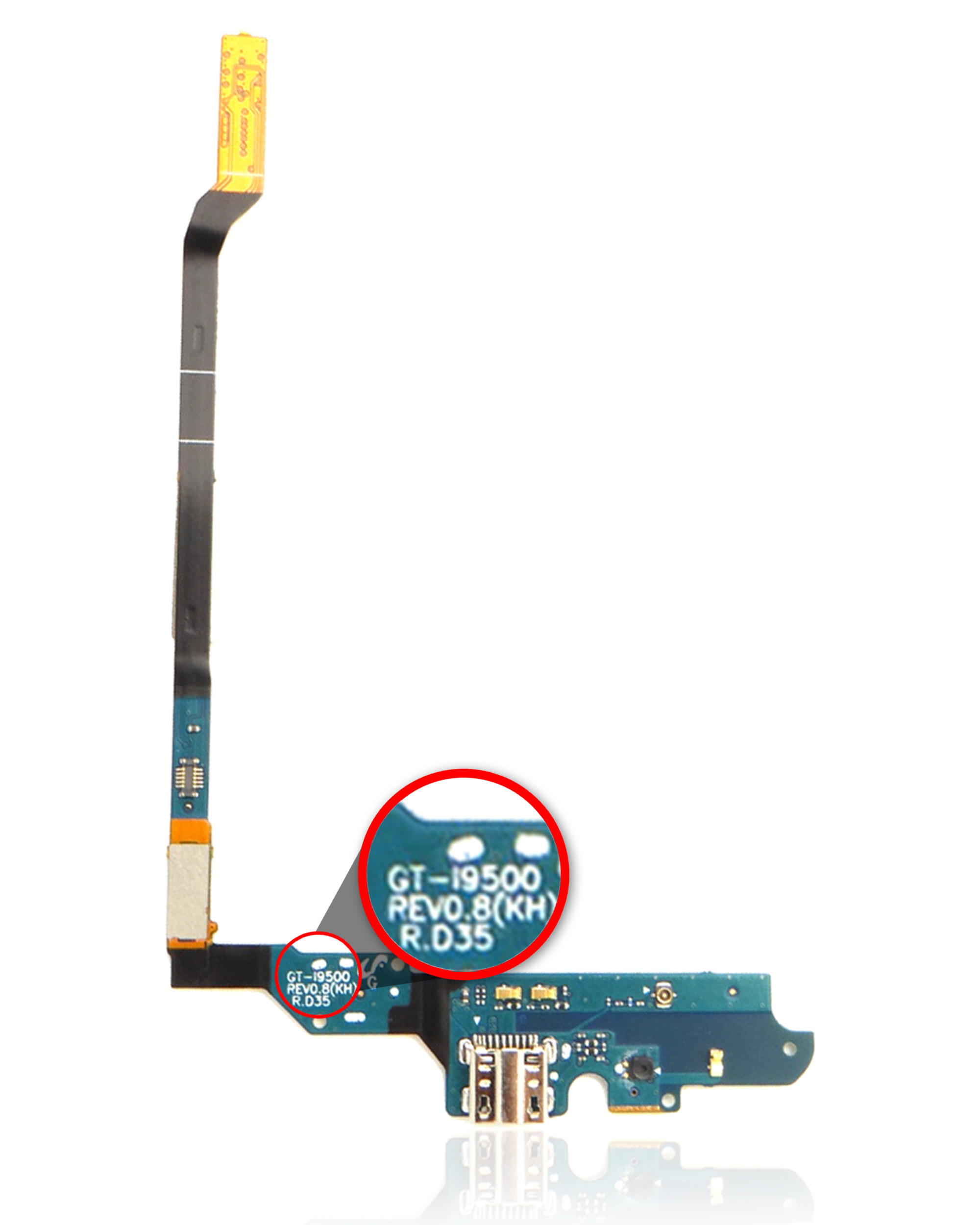 Charging Port Flex Cable Compatible For Samsung Galaxy S4 (I9500 / International)