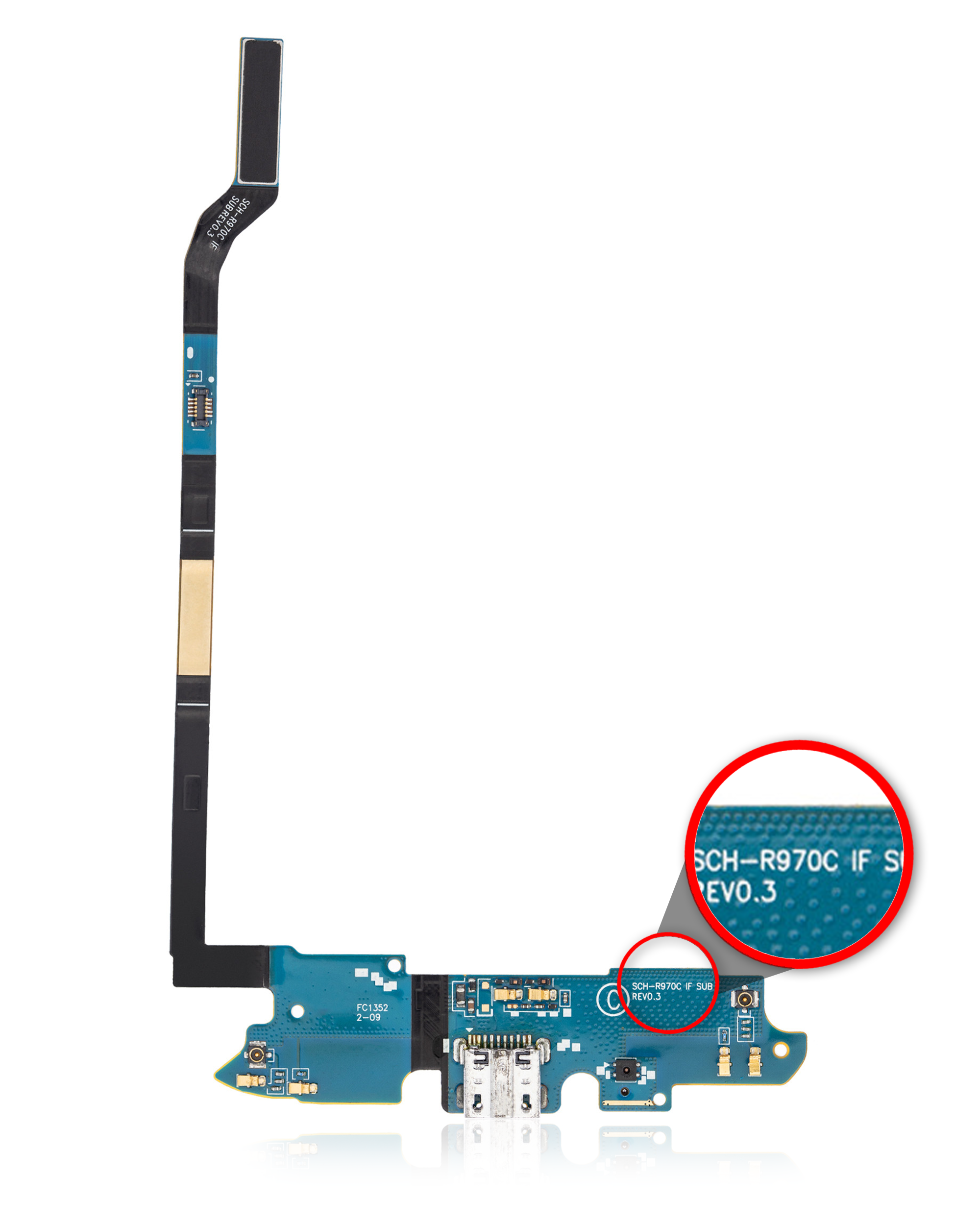 Charging Port Flex Cable Compatible For Samsung Galaxy S4 (R970) (Us Cellular)