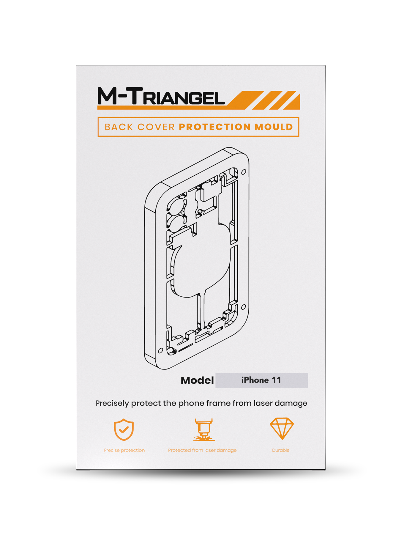 Laser Machine Protection Mold Compatible For Iphone 11 (M-Triangel)