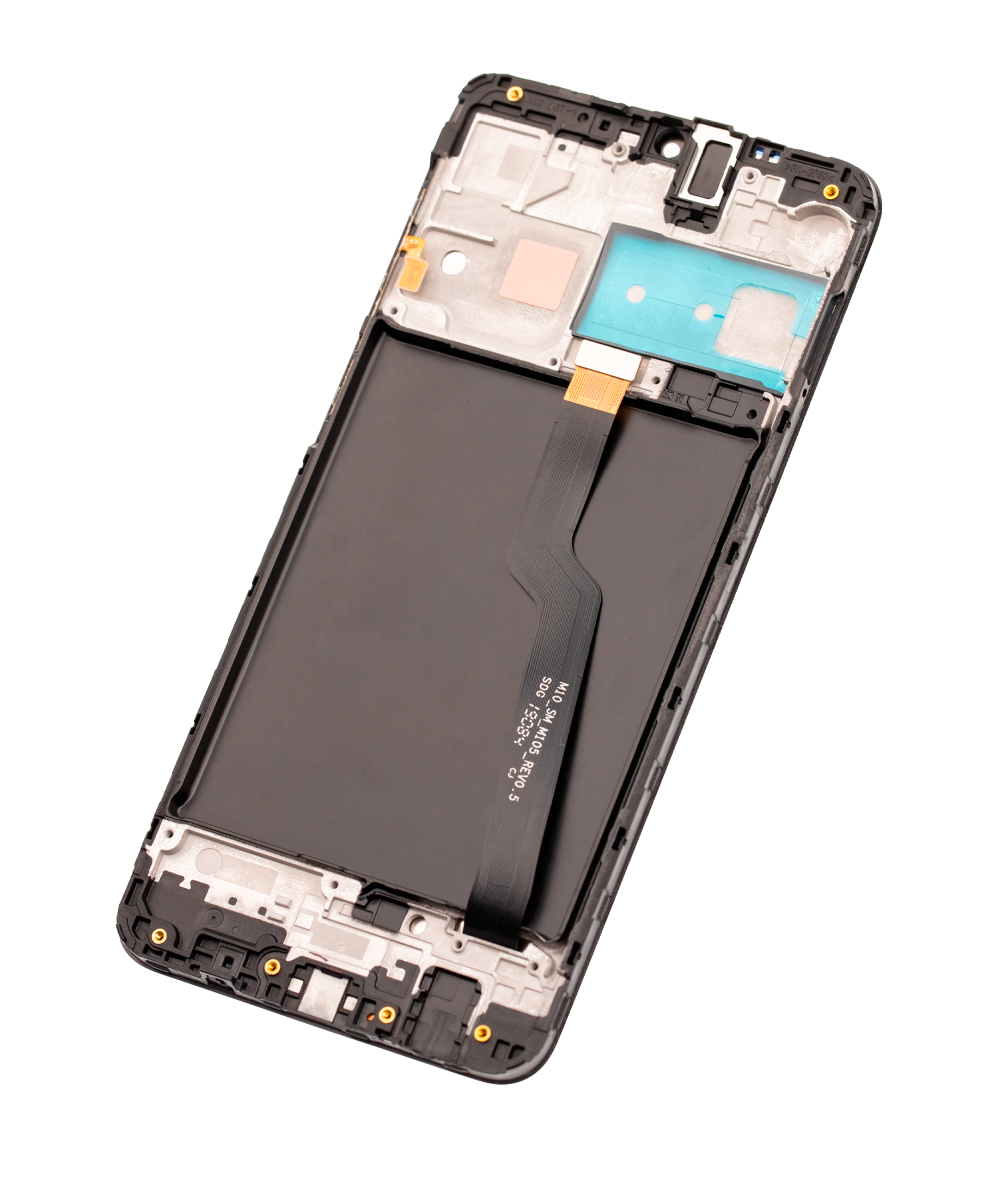 Lcd Assembly With Frame Compatible For Samsung Galaxy A10 (A105 / 2019) (Single Sim) (North American Version) (Refurbished) (Black)