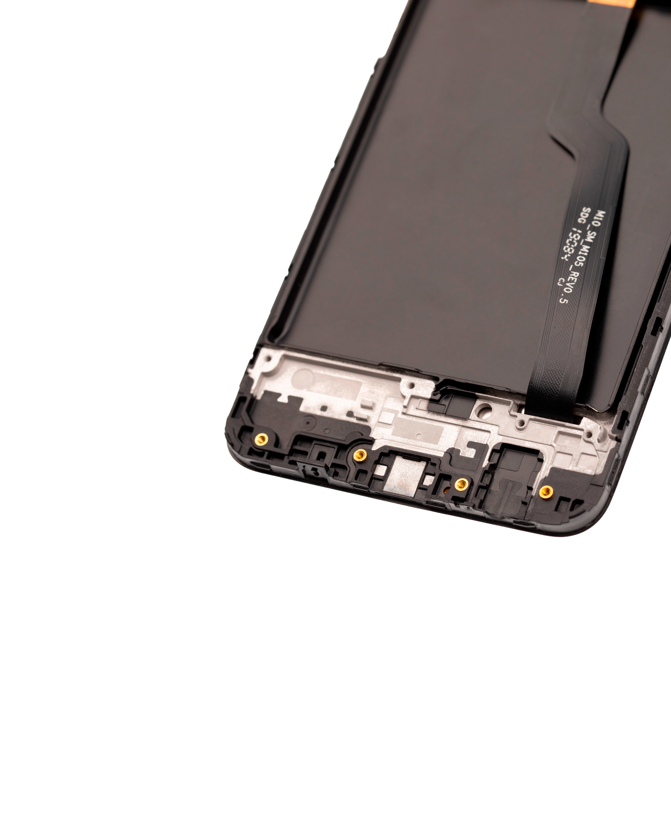 Lcd Assembly With Frame Compatible For Samsung Galaxy A10 (A105 / 2019) (Single Sim) (North American Version) (Refurbished) (Black)