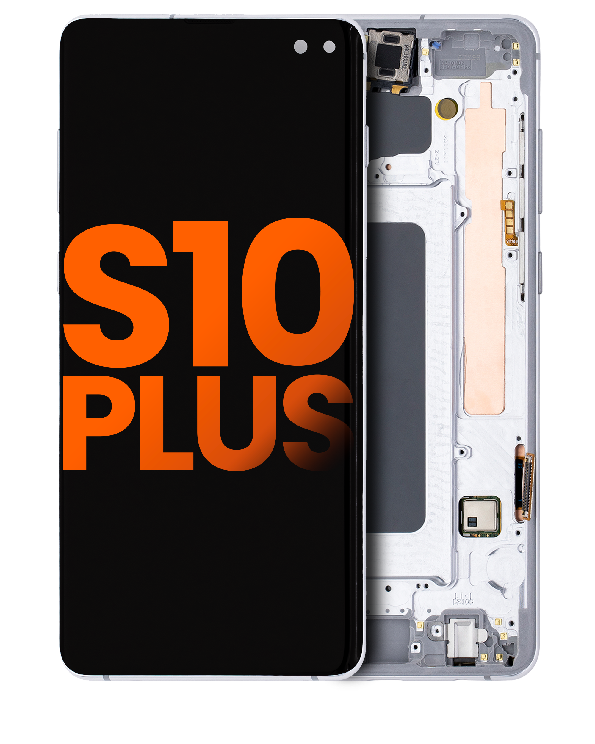 OLED Assembly With Frame Compatible For Samsung Galaxy S10 Plus (Blemish: Grade B) (Prism White)