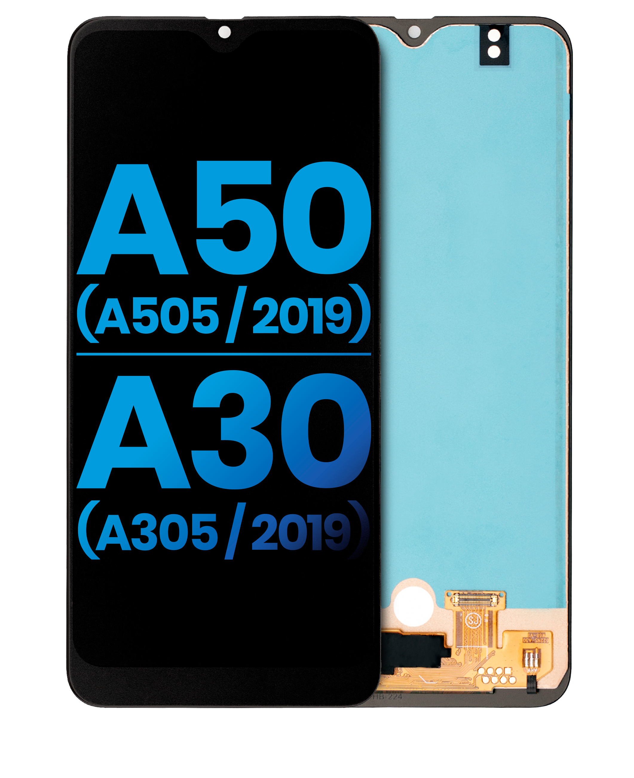 Lcd Assembly For Samsung Galaxy A50/A30 (All Models) - Incell Aftermarket, No Frame & Fingerprint Sensor
