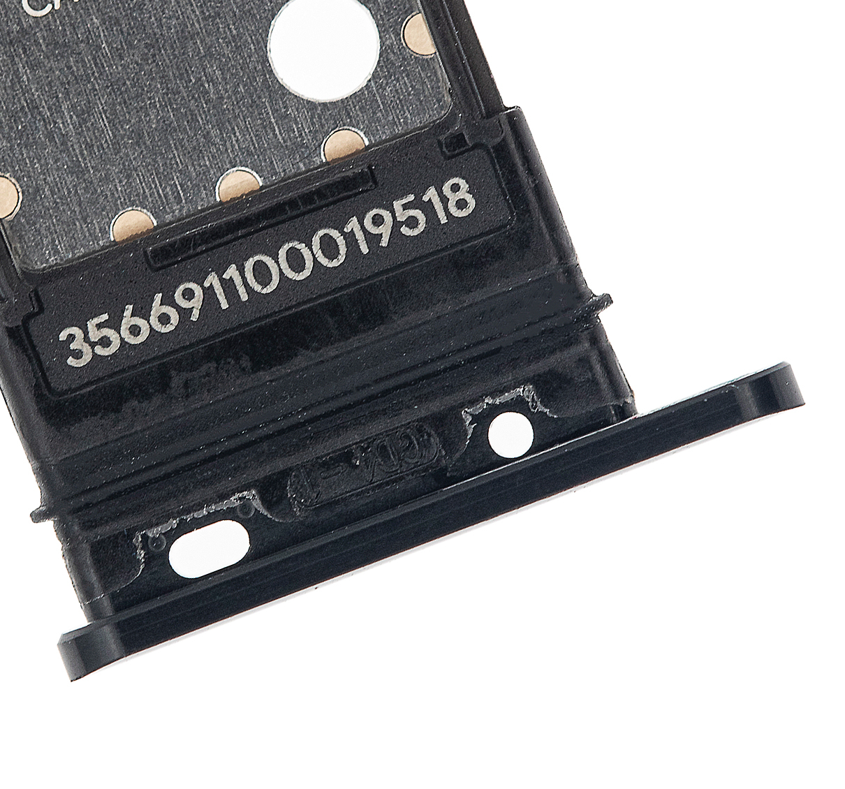 Sim Card Tray Compatible For Google Pixel 3 (Official - Not Aftermarket) (Just Black)