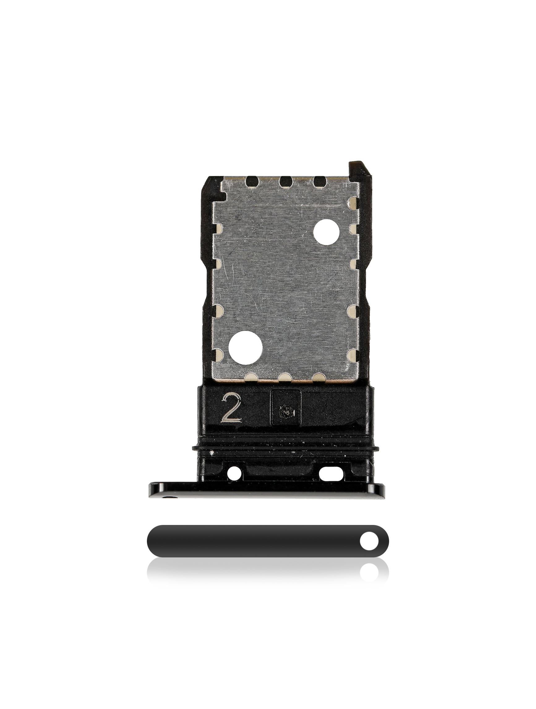 Sim Card Tray Compatible For Google Pixel 3 (Official - Not Aftermarket) (Just Black)