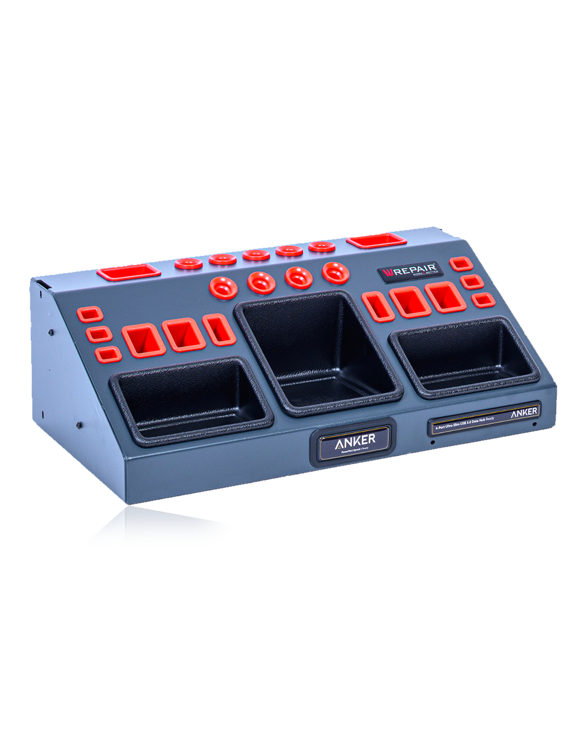 Station Model 40 Plus With Usb Powerport Hub And Nuc Ready (Wrepair)