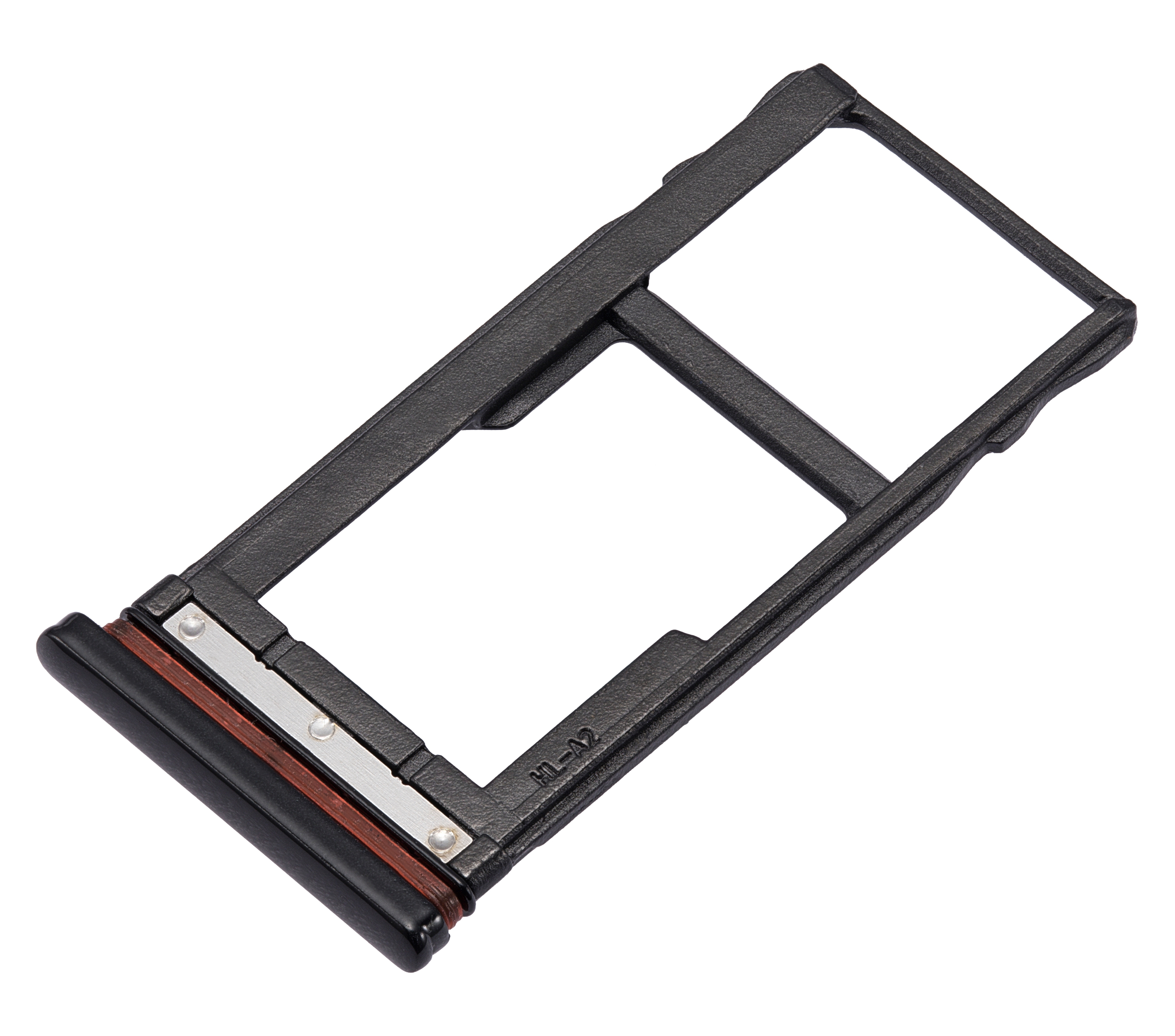Dual Sim Card Tray Compatible For Motorola One Vision (Xt1970 / 2019) / P50 (Xt1970 / 2019) (Black)