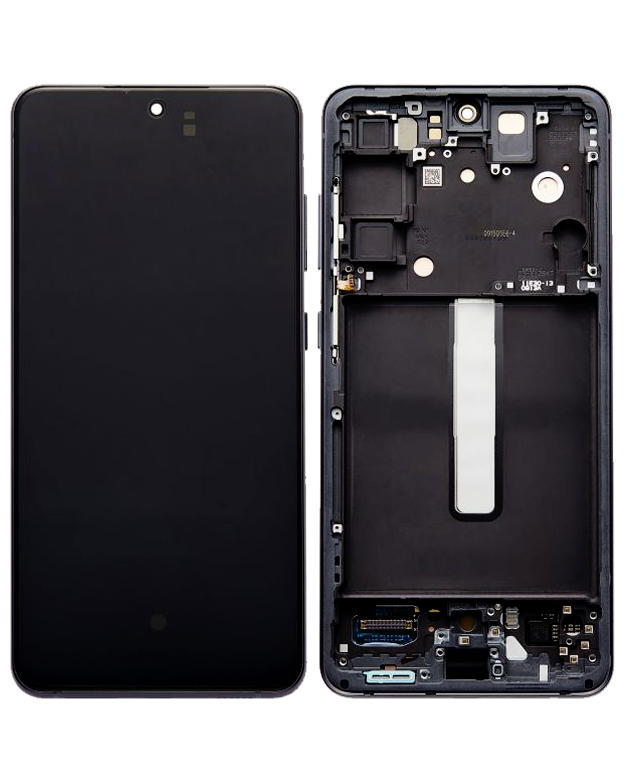 Oled Assembly With Frame Compatible For Samsung Galaxy S21 Fe 5G (G990U) (North America Version) (Blemish: Grade D) (Graphite)