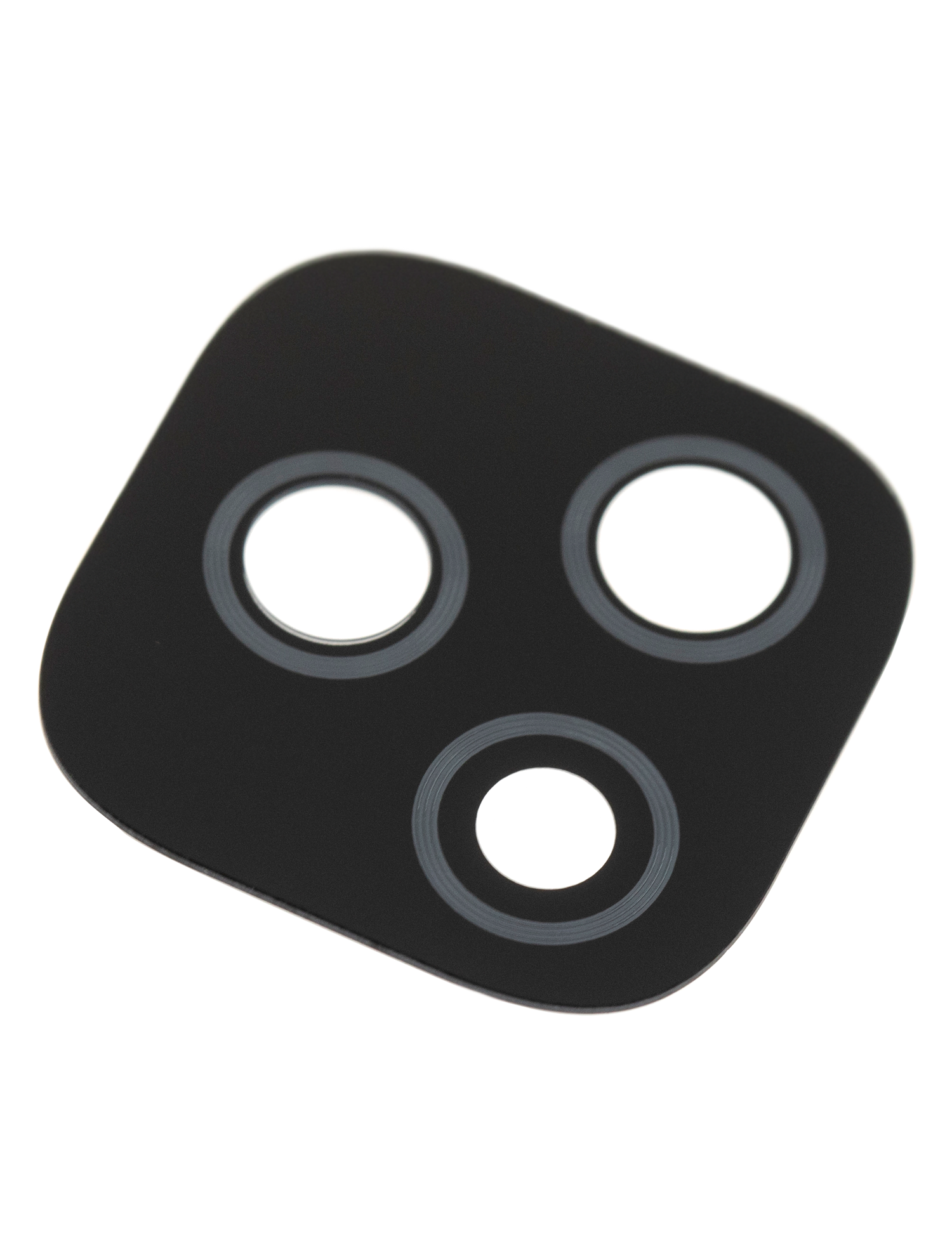 Back Camera Lens (Glass Only) With Adhesive Compatible For Motorola Moto E7 Plus (Xt2081 / 2020) (Black)