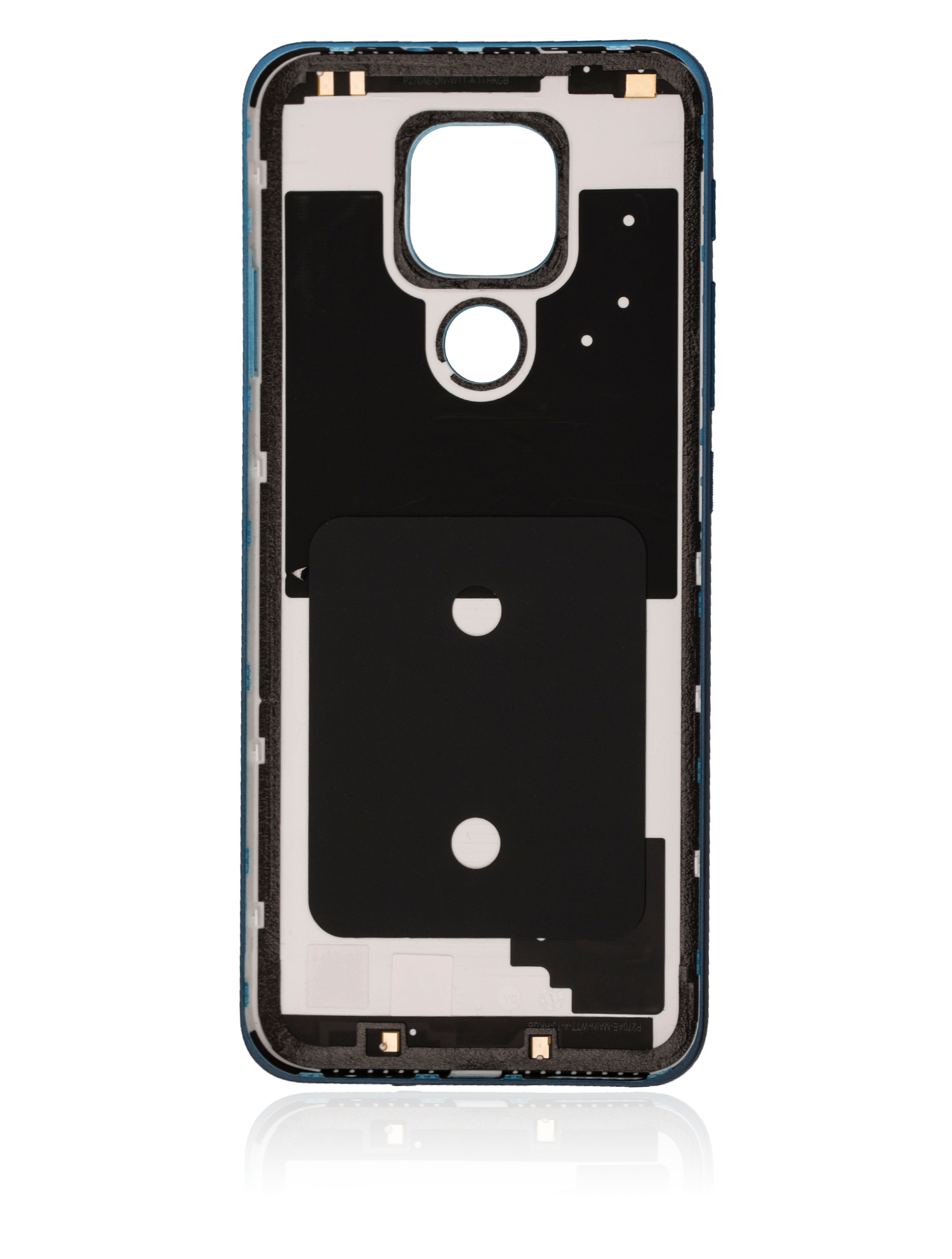 Back Cover Glass Compatible For Motorola Moto E7 Plus (Xt2081 / 2020) (Navy Blue)