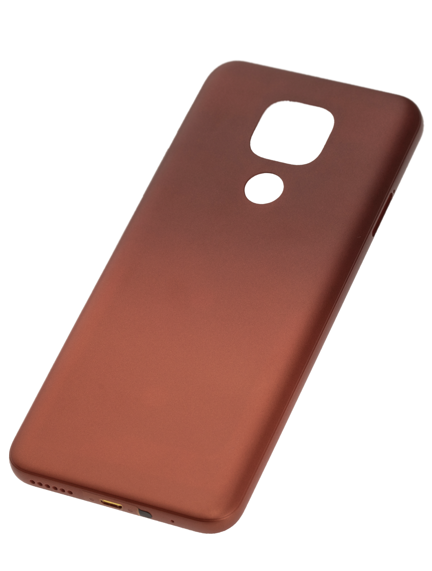 Back Cover Glass Compatible For Motorola Moto E7 Plus (Xt2081 / 2020) (Amber Bronze)