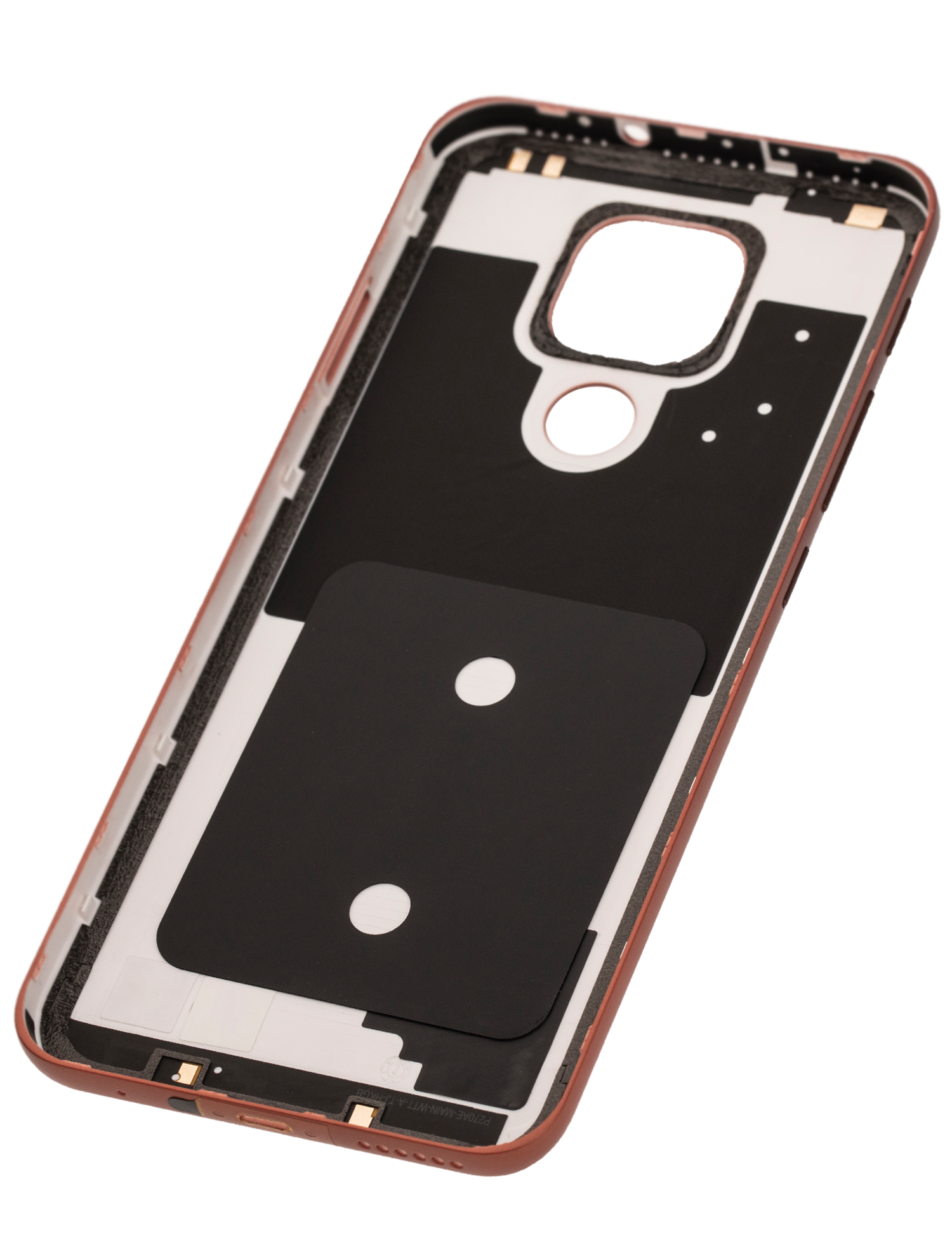 Back Cover Glass Compatible For Motorola Moto E7 Plus (Xt2081 / 2020) (Amber Bronze)