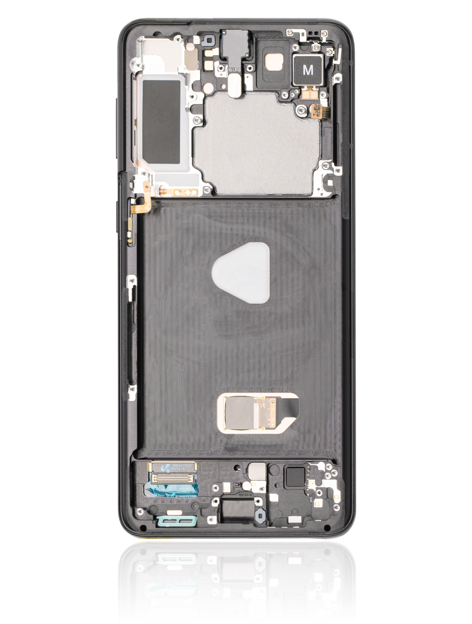 Oled Assembly With Frame Compatible For Samsung Galaxy S21 Plus 5G (Used  Pull: Grade A) (Phantom Black)
