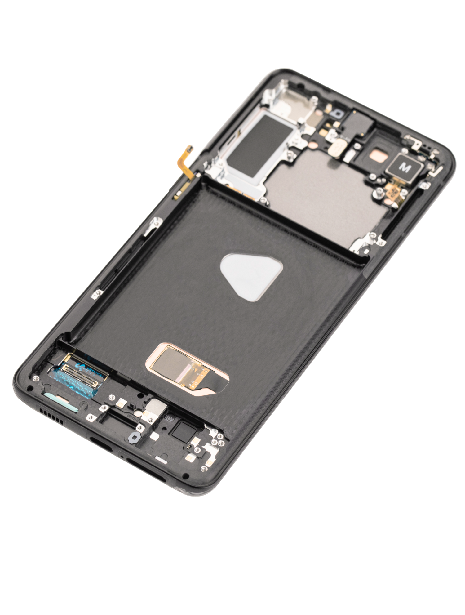 Oled Assembly With Frame Compatible For Samsung Galaxy S21 Plus 5G (Used  Pull: Grade A) (Phantom Black)