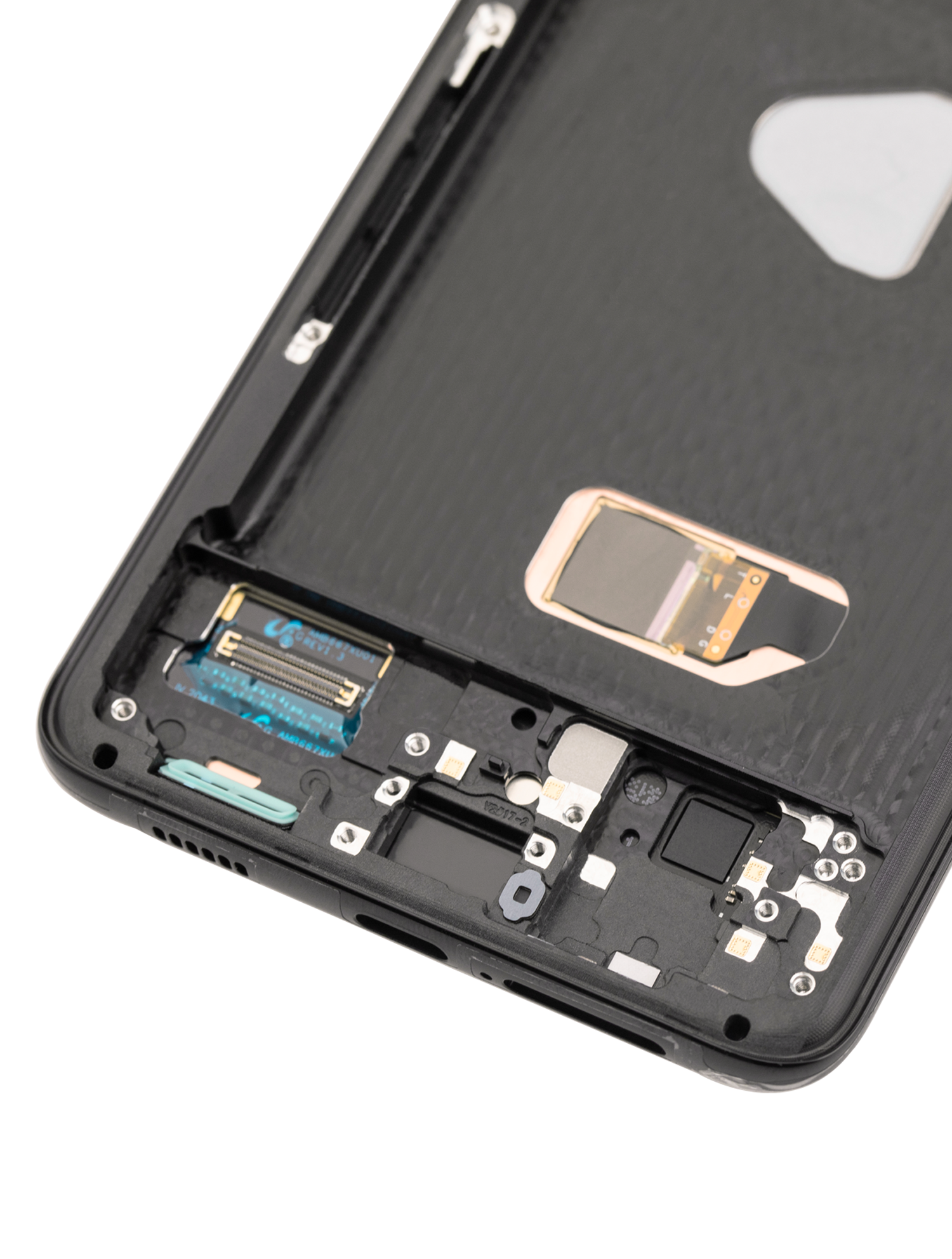 Oled Assembly With Frame Compatible For Samsung Galaxy S21 Plus 5G (Used  Pull: Grade A) (Phantom Black)