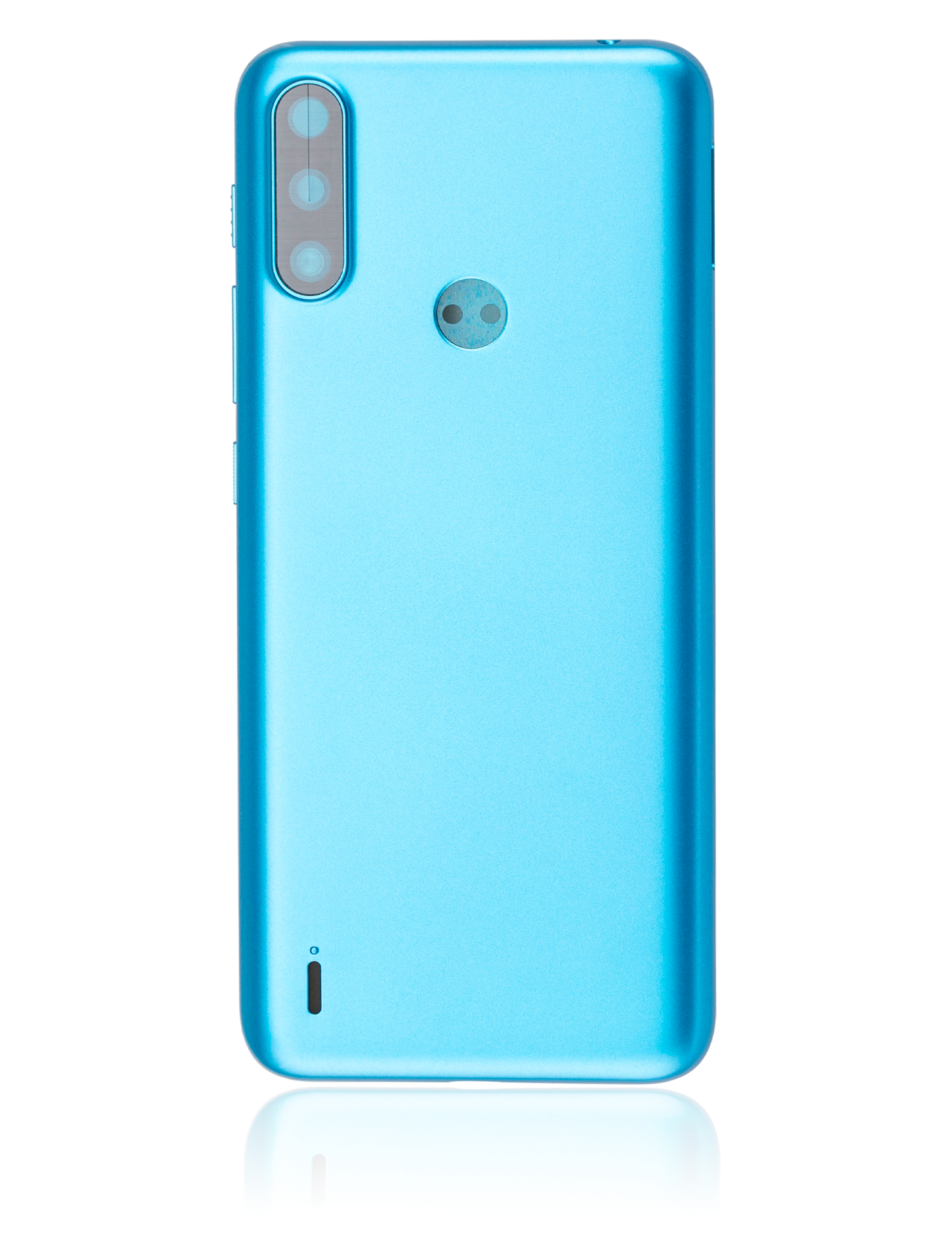 Back Cover Glass Compatible For Motorola Moto E7 Power (Xt2097-6 / 2021) (Tahiti Blue)