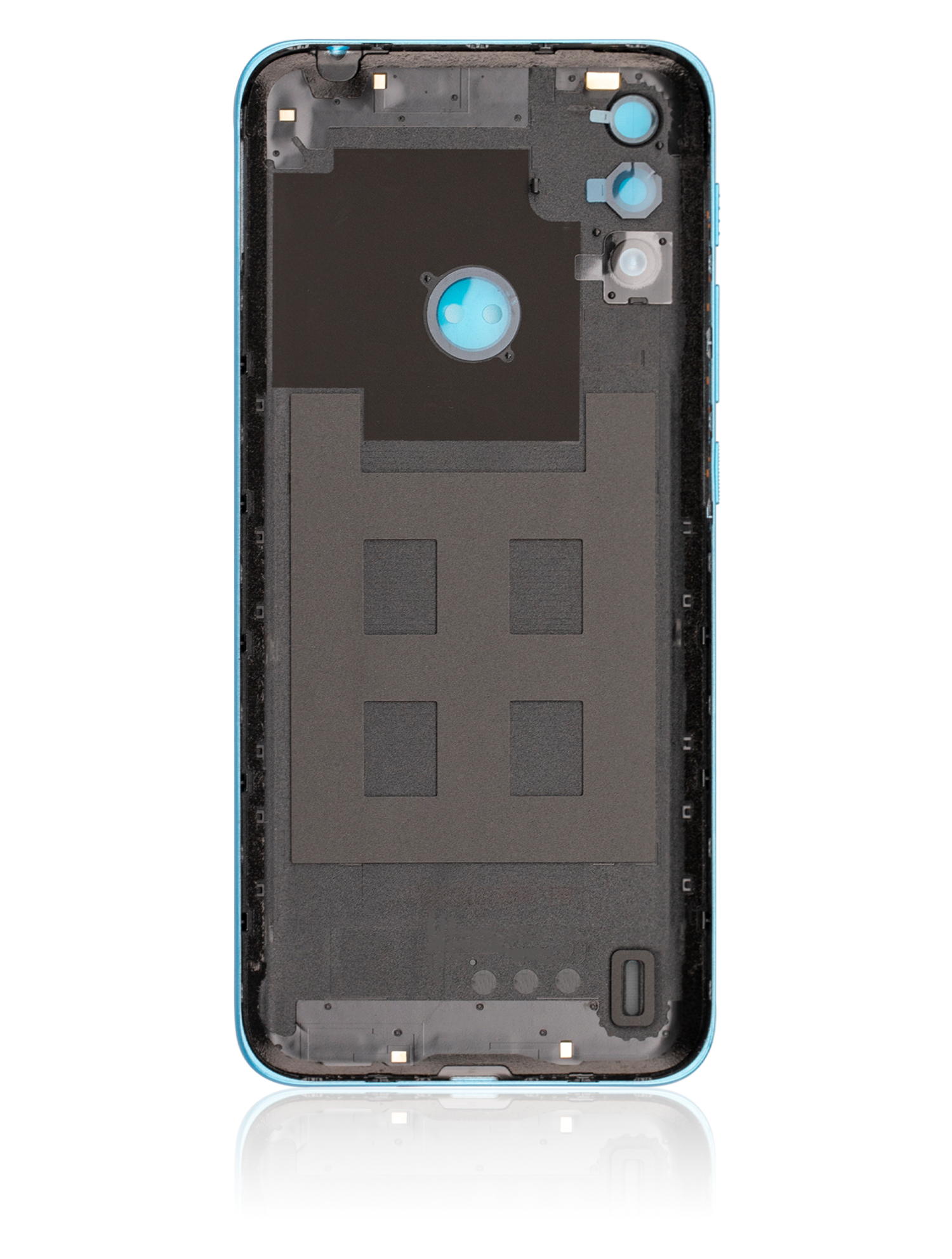 Back Cover Glass Compatible For Motorola Moto E7 Power (Xt2097-6 / 2021) (Tahiti Blue)