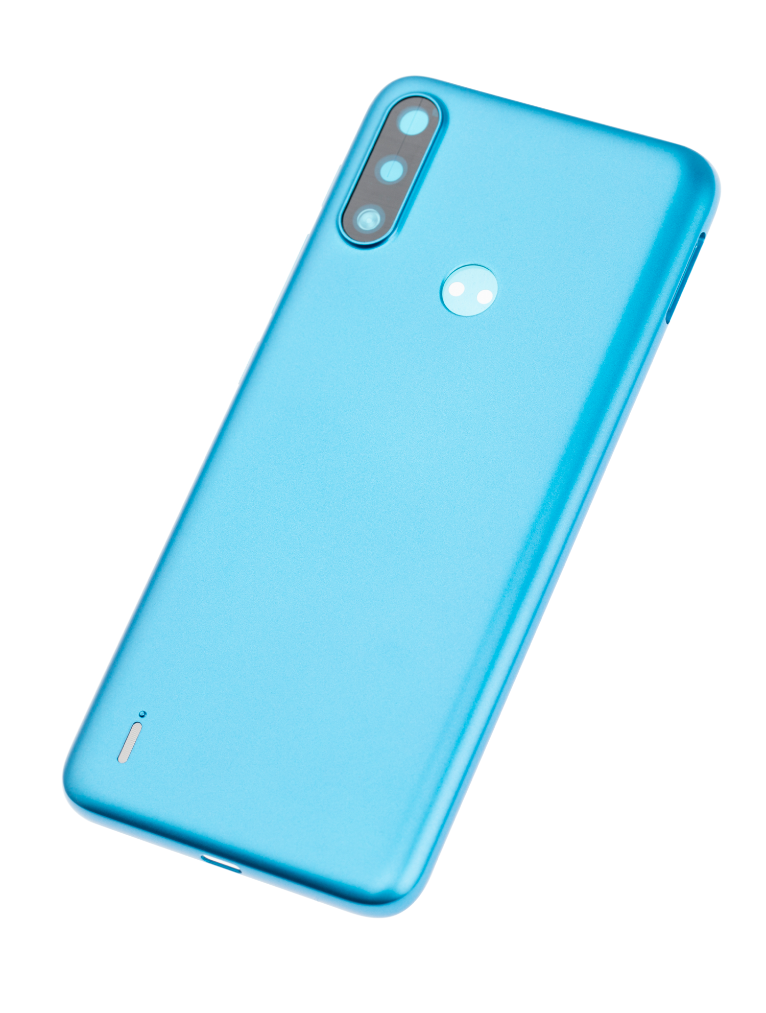 Back Cover Glass Compatible For Motorola Moto E7 Power (Xt2097-6 / 2021) (Tahiti Blue)
