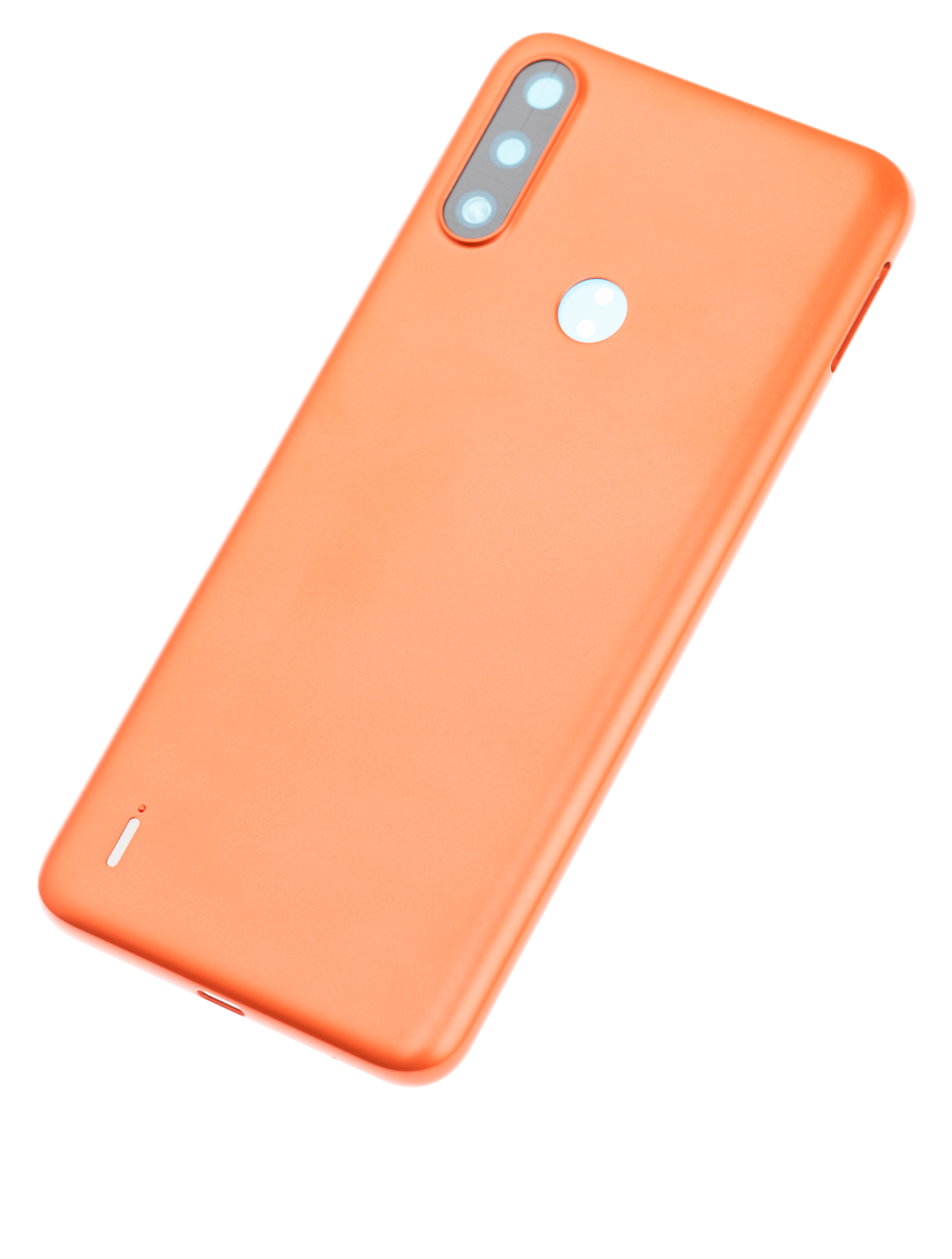 Back Cover Glass Compatible For Motorola Moto E7 Power (Xt2097-6 / 2021) (Coral Red)