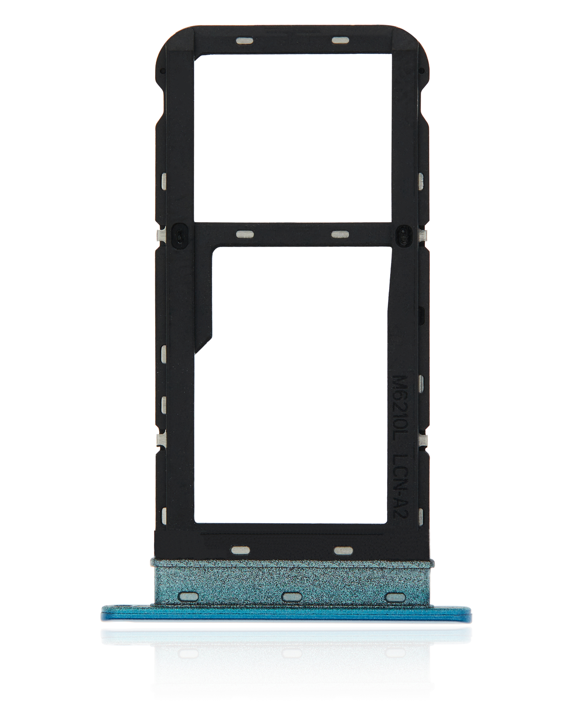 Dual Sim Card Tray Compatible For Motorola Moto E7 Power (Xt2097-6 / 2021) (Tahiti Blue)
