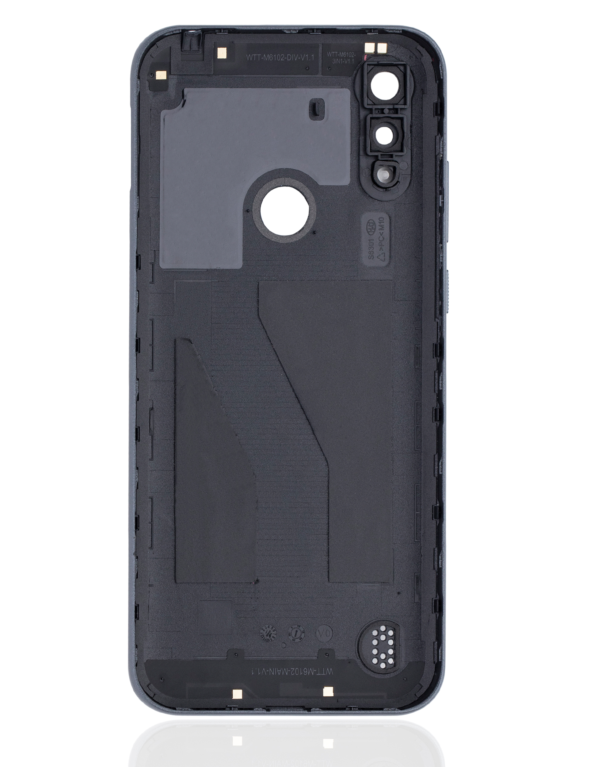 Back Cover Glass Compatible For Motorola Moto E6I (Xt2053-5 / 2021) (Titanium Gray)