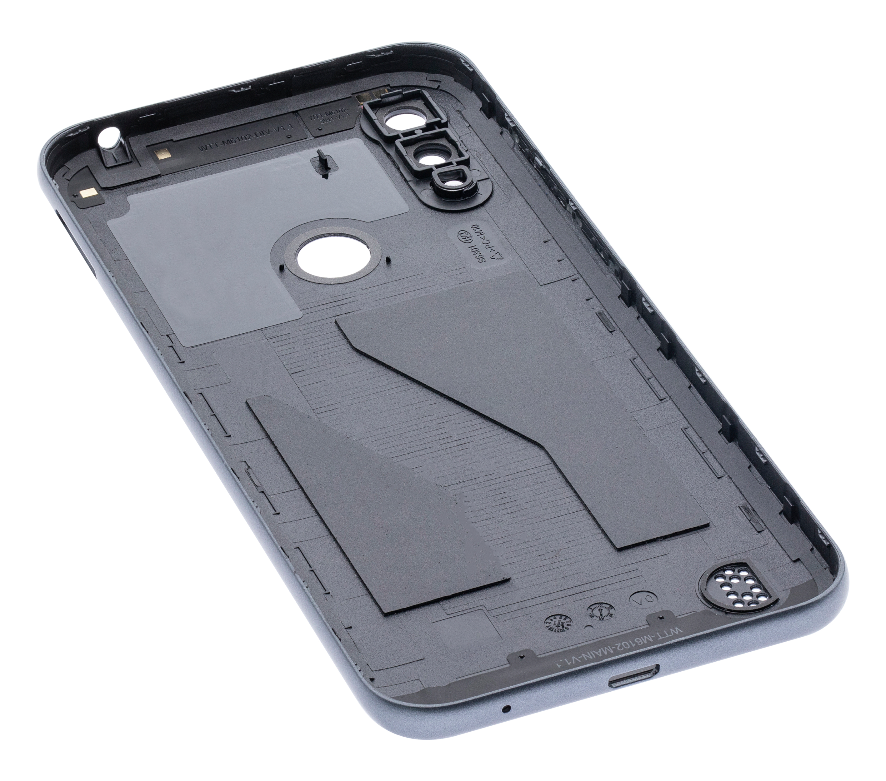 Back Cover Glass Compatible For Motorola Moto E6I (Xt2053-5 / 2021) (Titanium Gray)