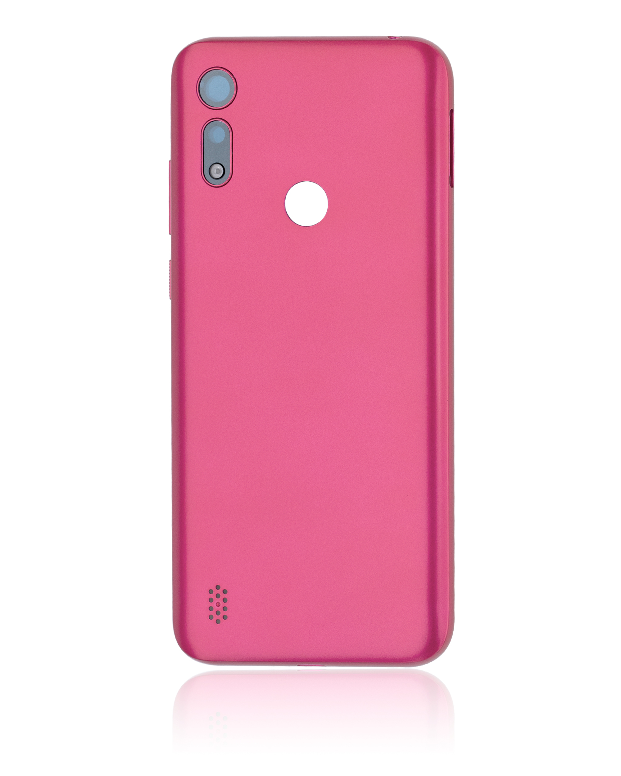 Back Cover Glass Compatible For Motorola Moto E6I (Xt2053-5 / 2021) (Pink)