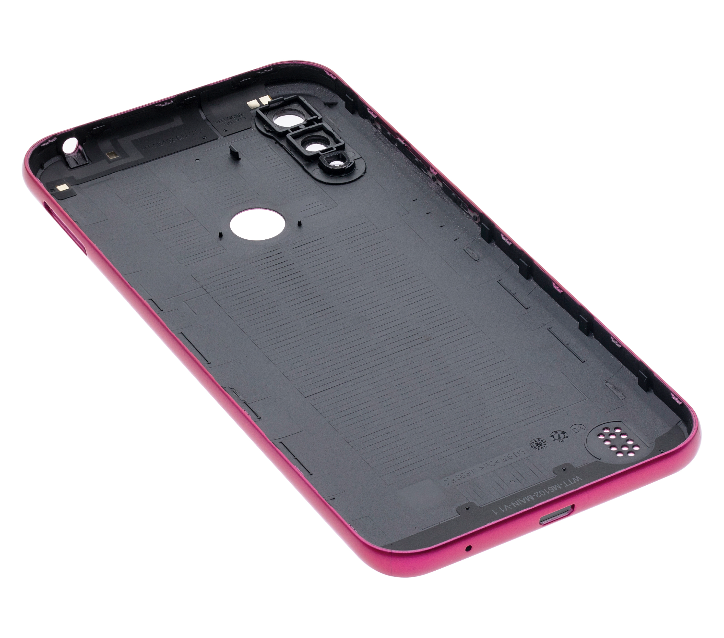 Back Cover Glass Compatible For Motorola Moto E6I (Xt2053-5 / 2021) (Pink)