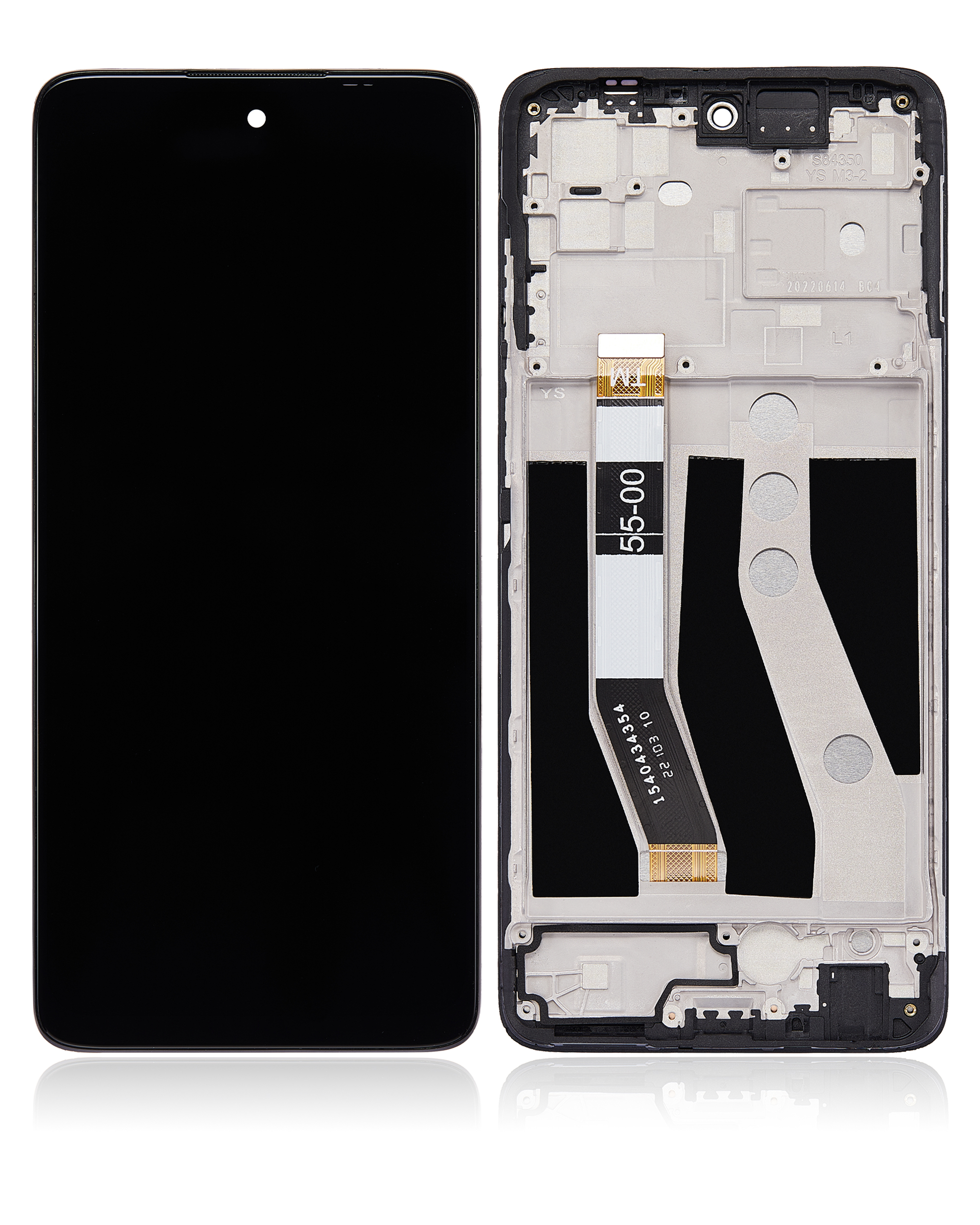 Lcd Assembly With Frame Compatible For Motorola Moto G62 5G (Xt2223 / 2022) (Refurbished) (All Colors)