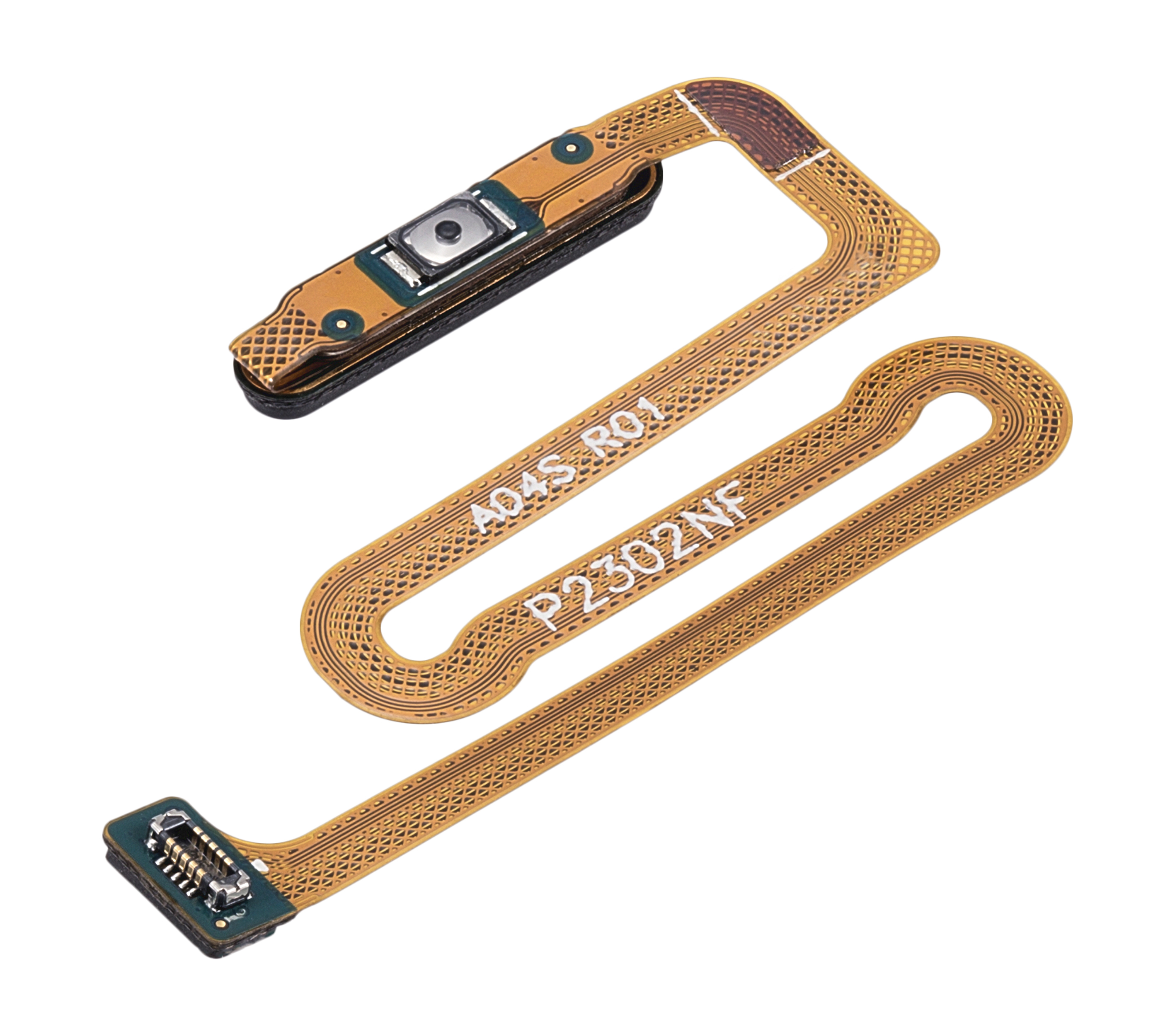 Fingerprint Reader With Flex Cable Compatible For Samsung Galaxy A04S (A047 / 2022) (Black)