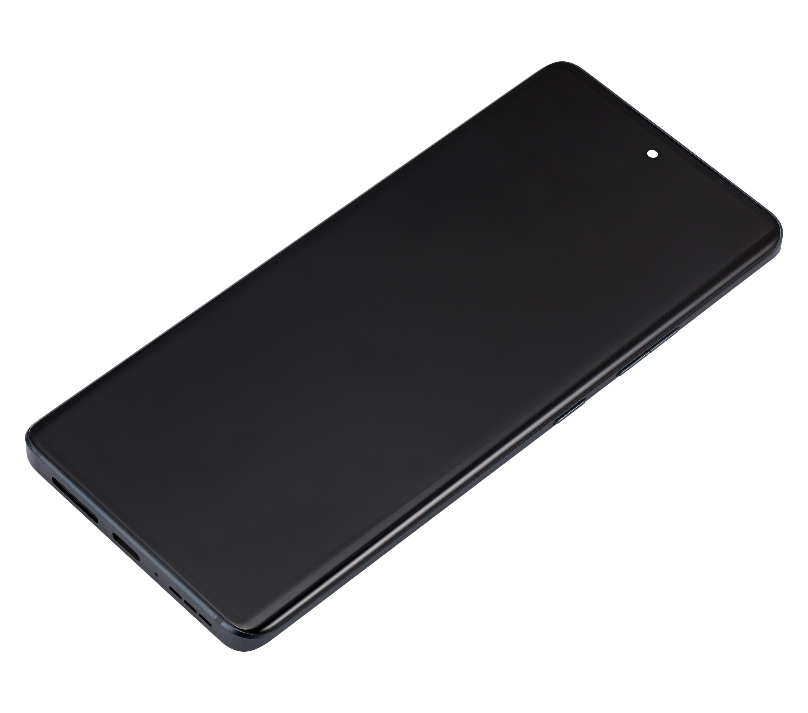 Oled Assembly With Frame Compatible For Motorola Moto Edge 30 Fusion (Xt2243 / 2022) (Refurbished) (Cosmic Gray)