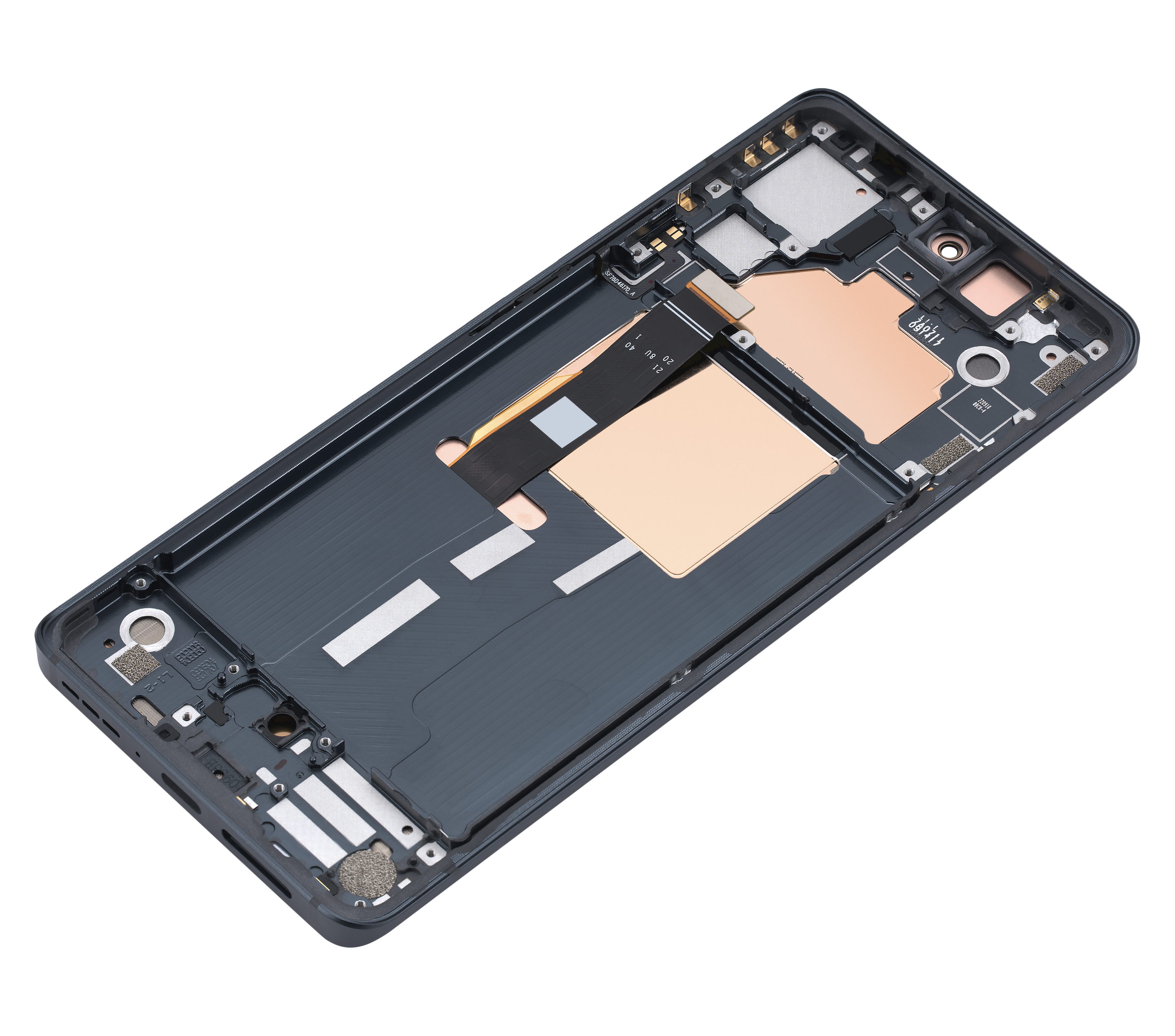Oled Assembly With Frame Compatible For Motorola Moto Edge 30 Fusion (Xt2243 / 2022) (Refurbished) (Cosmic Gray)