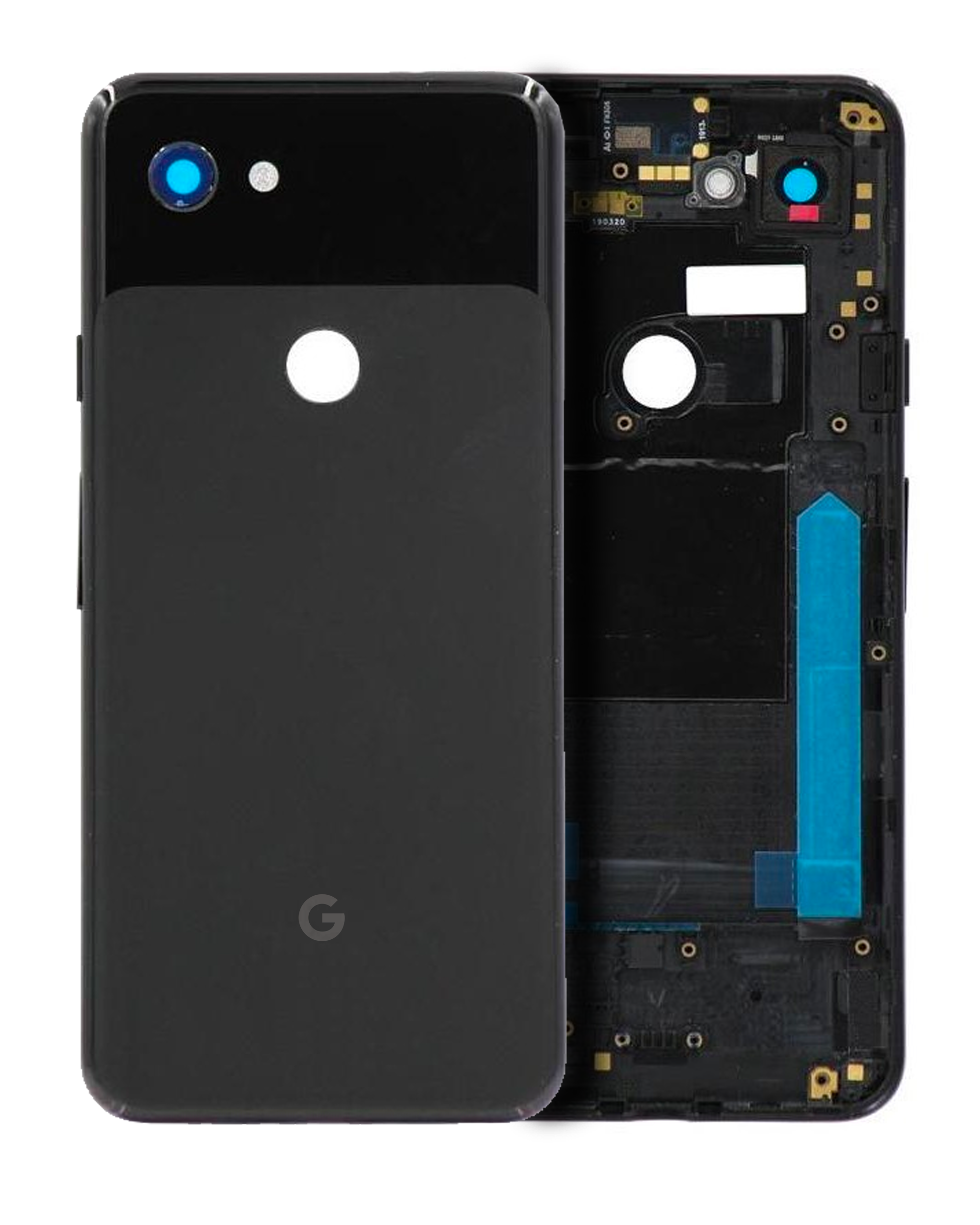 Back Housing Compatible For Google Pixel 3A (Official - Not Aftermarket) (Just Black)