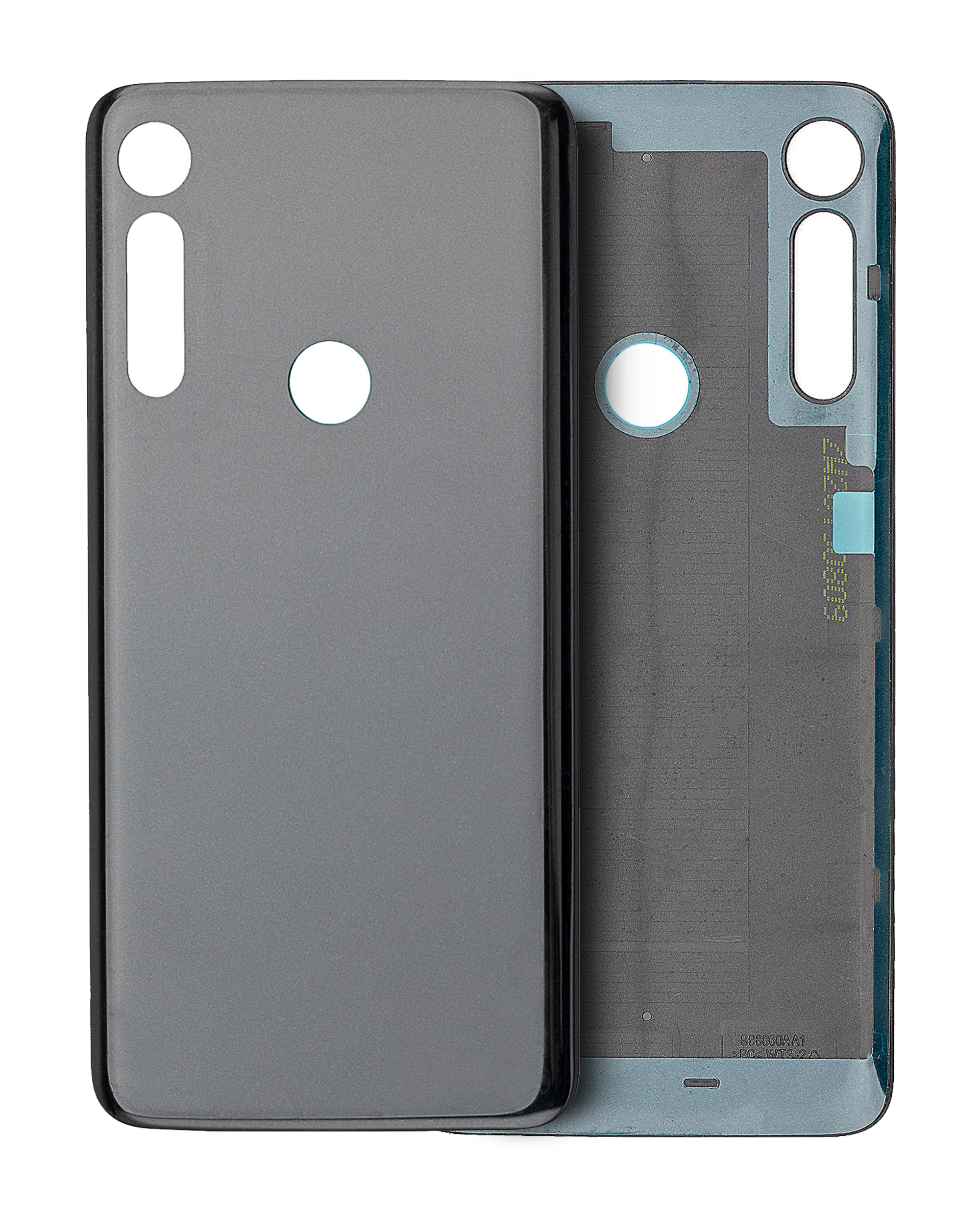Back Cover Glass Compatible For Motorola Moto G8 Play (Xt2015 / 2019) (Black Onyx)