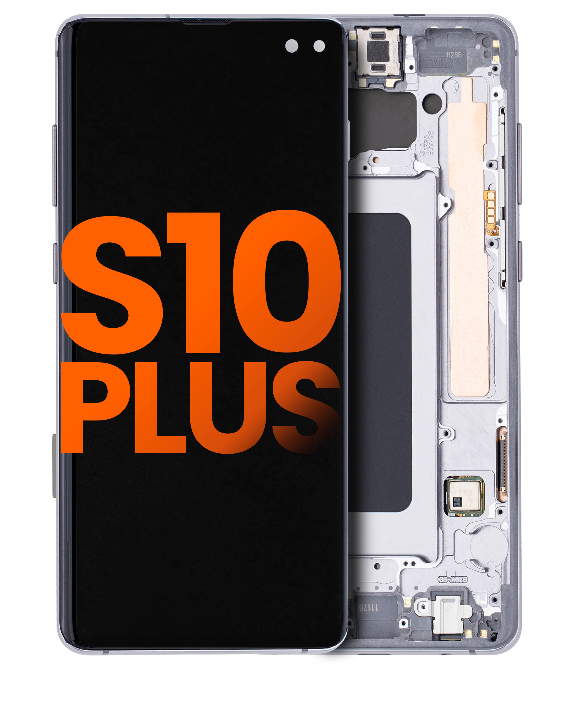 OLED Assembly With Frame Compatible For Samsung Galaxy S10 Plus (Blemish: Grade D) (Prism / Ceramic Black)