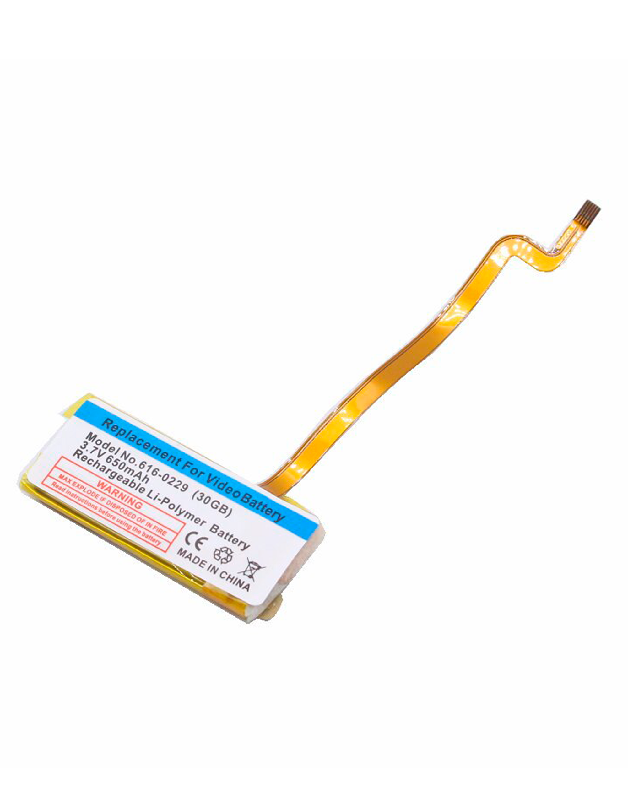 Replacement Battery Compatible For Ipod Video (30Gb) (580Mah)
