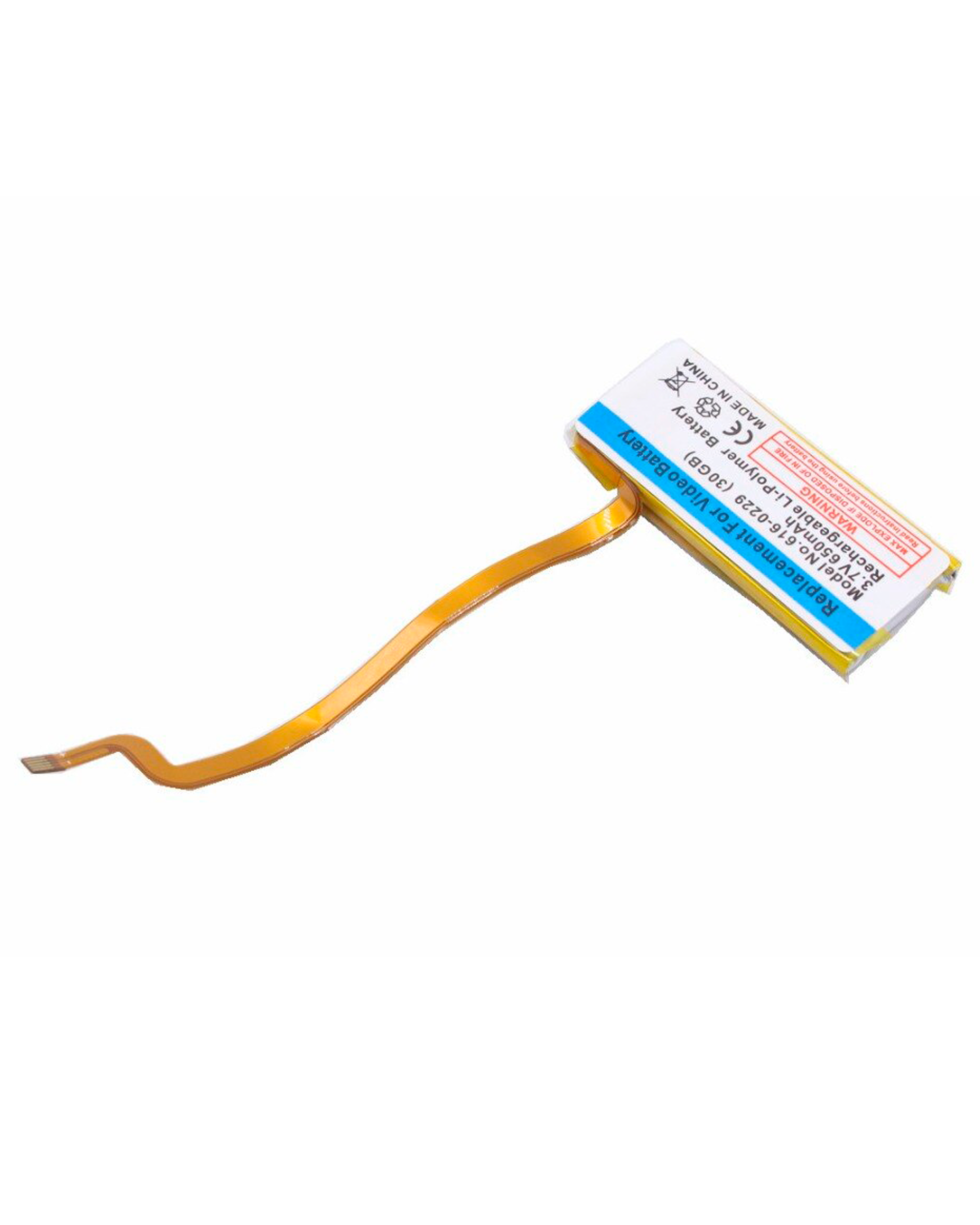 Replacement Battery Compatible For Ipod Video (30Gb) (580Mah)