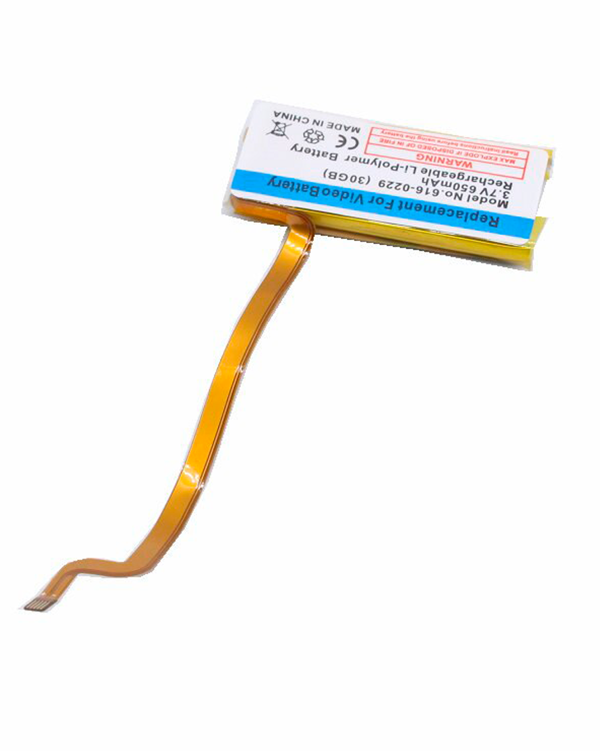 Replacement Battery Compatible For Ipod Video (30Gb) (580Mah)