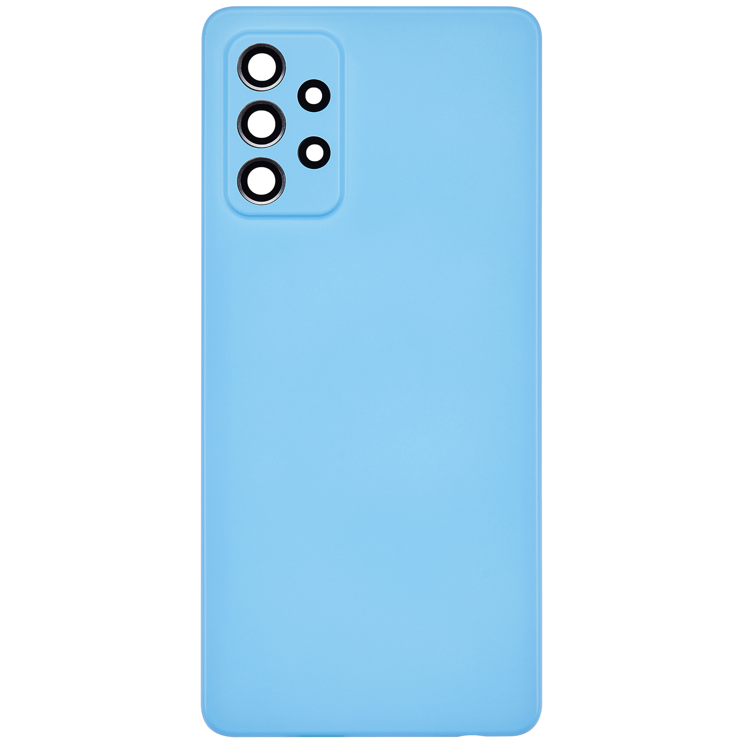 Back Cover Glass Compatible For Samsung Galaxy A72 (A725 / 2021) (Aftermarket Plus) (Awesome Blue)