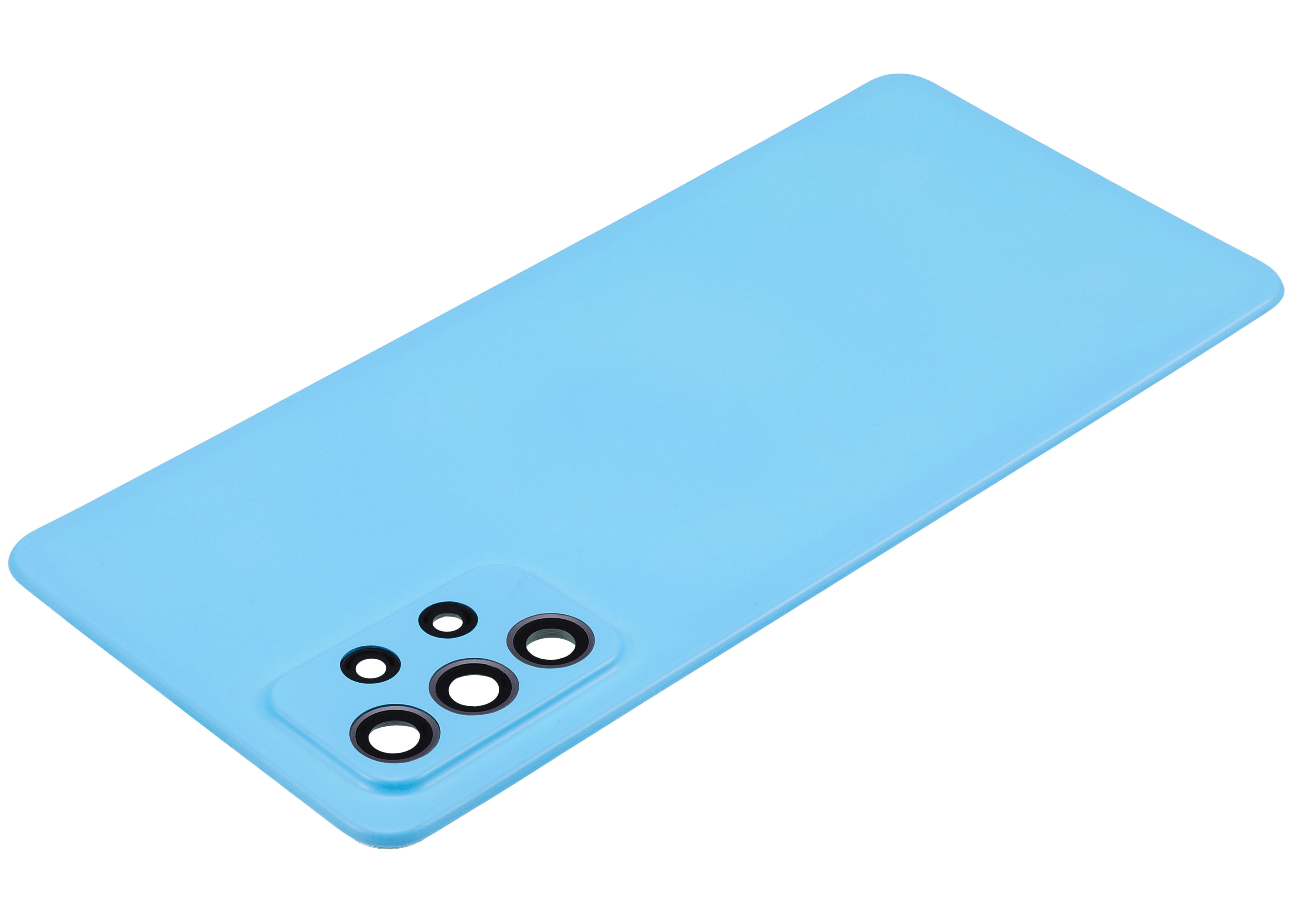 Back Cover Glass Compatible For Samsung Galaxy A72 (A725 / 2021) (Aftermarket Plus) (Awesome Blue)