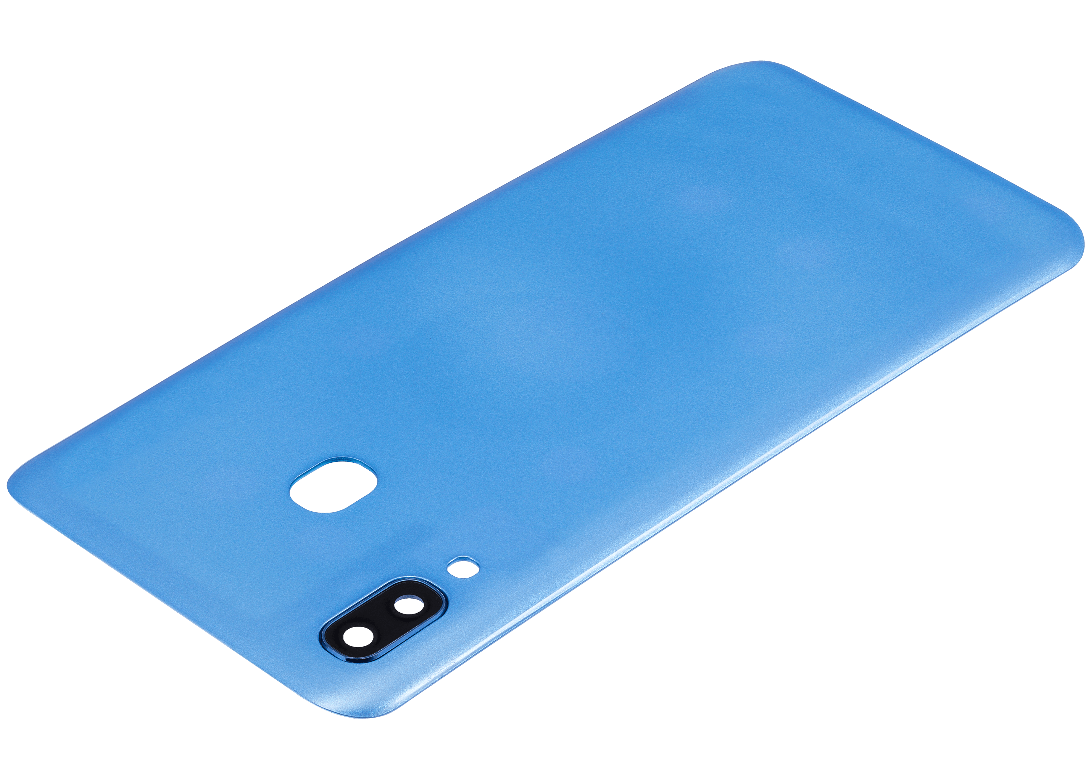 Back Cover Glass With Camera Lens Compatible For Samsung Galaxy A30 (A305 / 2019) (Aftermarket Plus) (Blue)