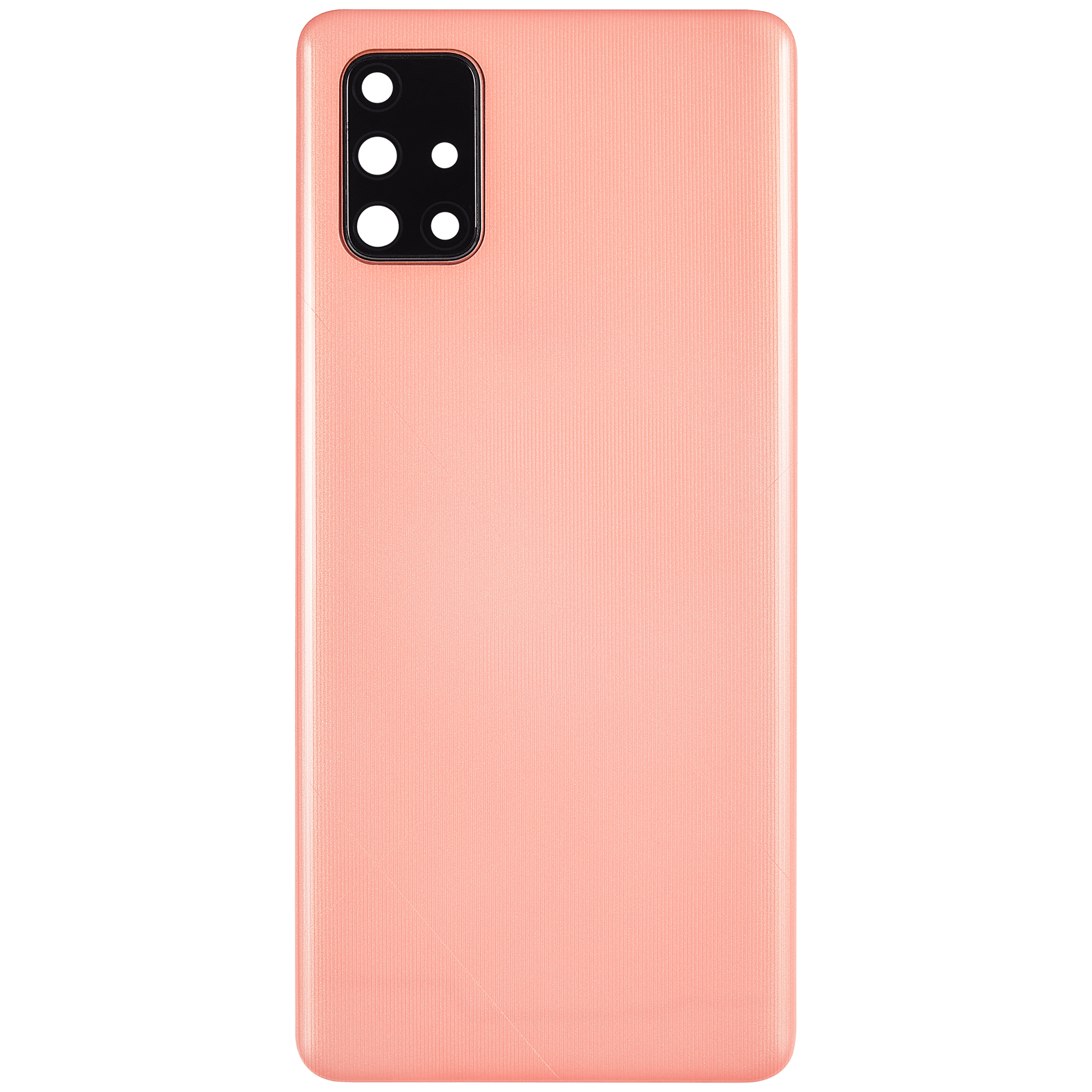 Back Cover Glass With Camera Lens Compatible For Samsung Galaxy A71 4G (A715 / 2020) (Aftermarket Plus) ( Prism Crush Pink)