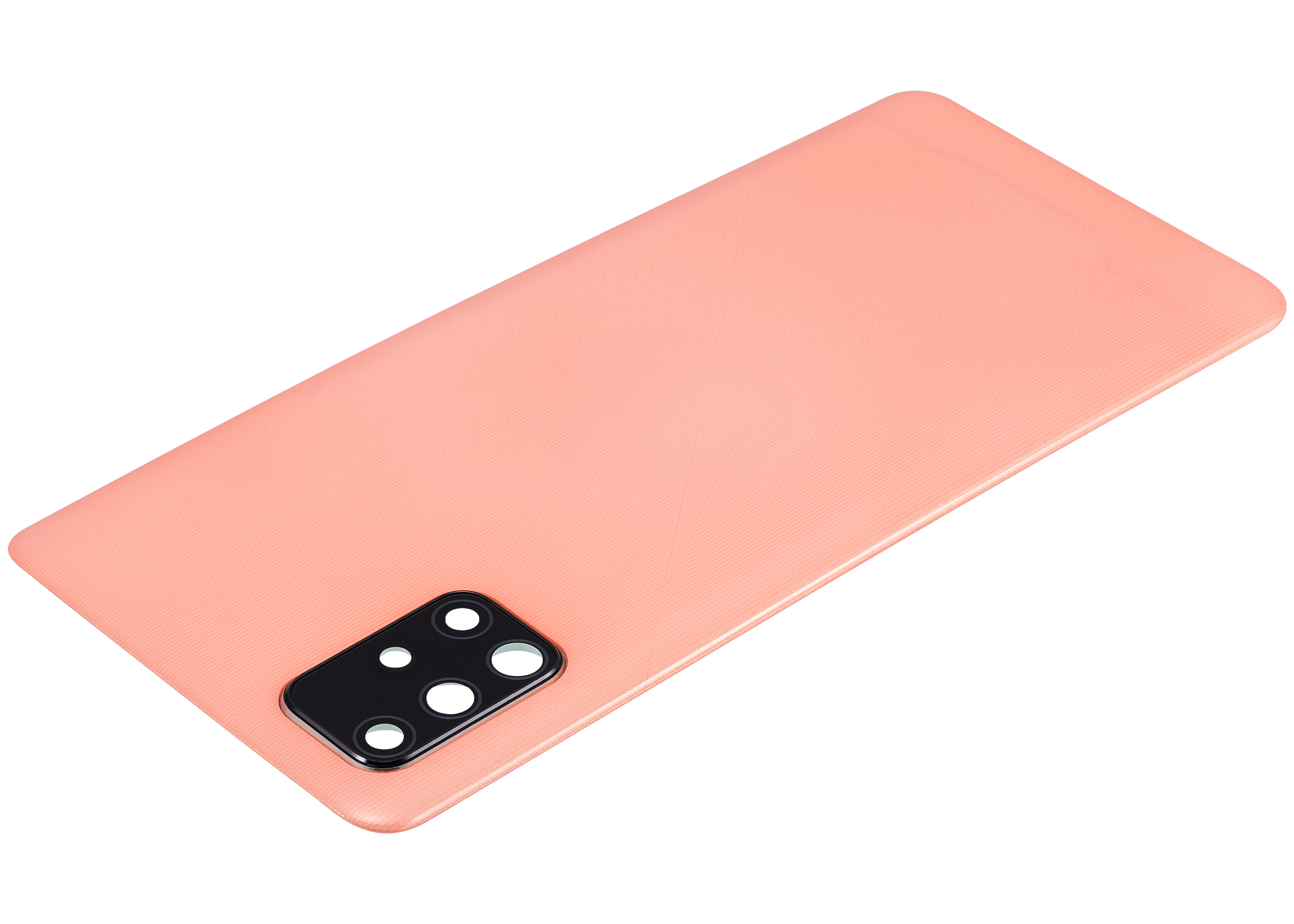Back Cover Glass With Camera Lens Compatible For Samsung Galaxy A71 4G (A715 / 2020) (Aftermarket Plus) ( Prism Crush Pink)