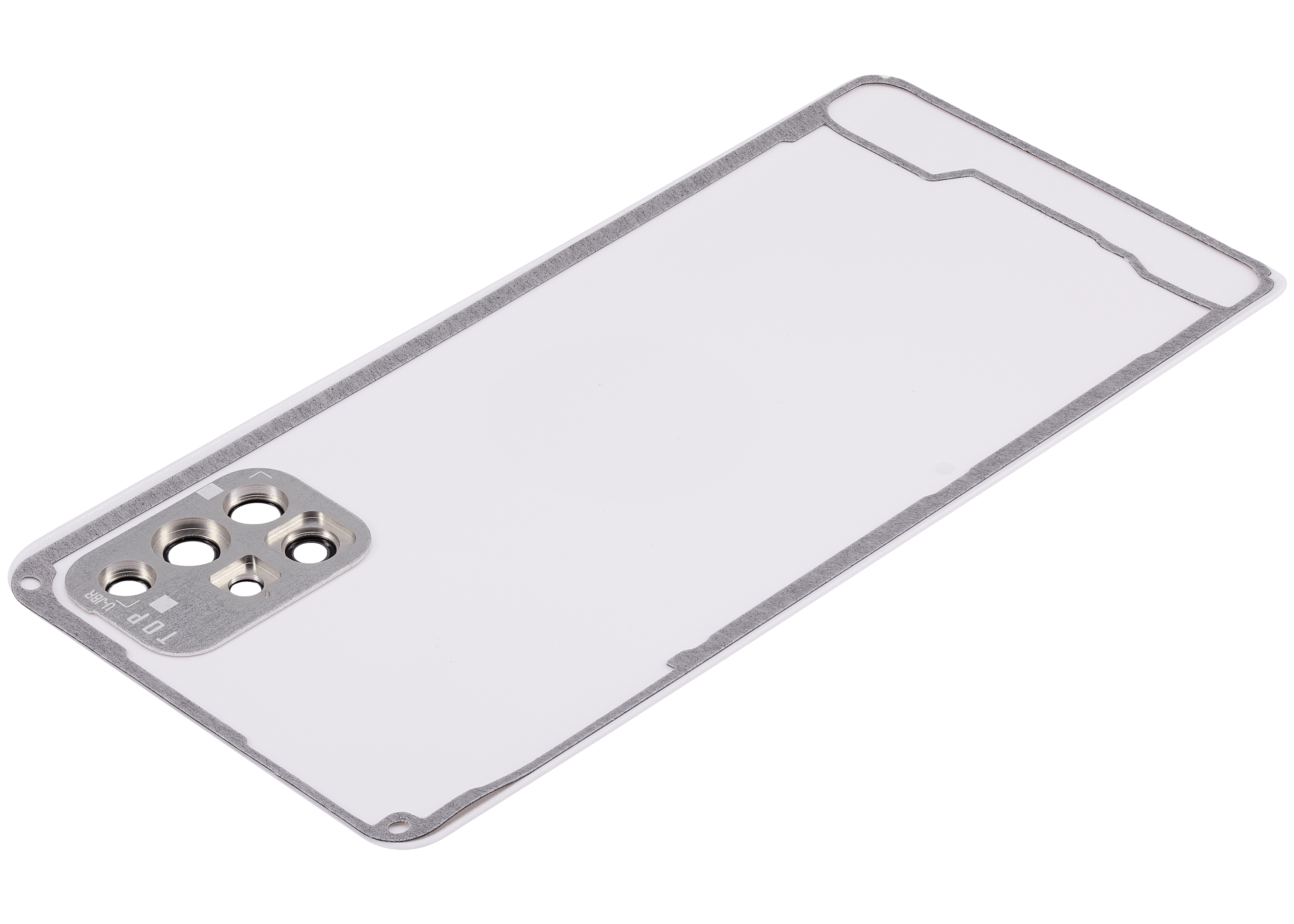 Back Cover Glass With Camera Lens Compatible For Samsung Galaxy A71 4G (A715 / 2020) (Aftermarket Plus) ( Prism Crush Pink)