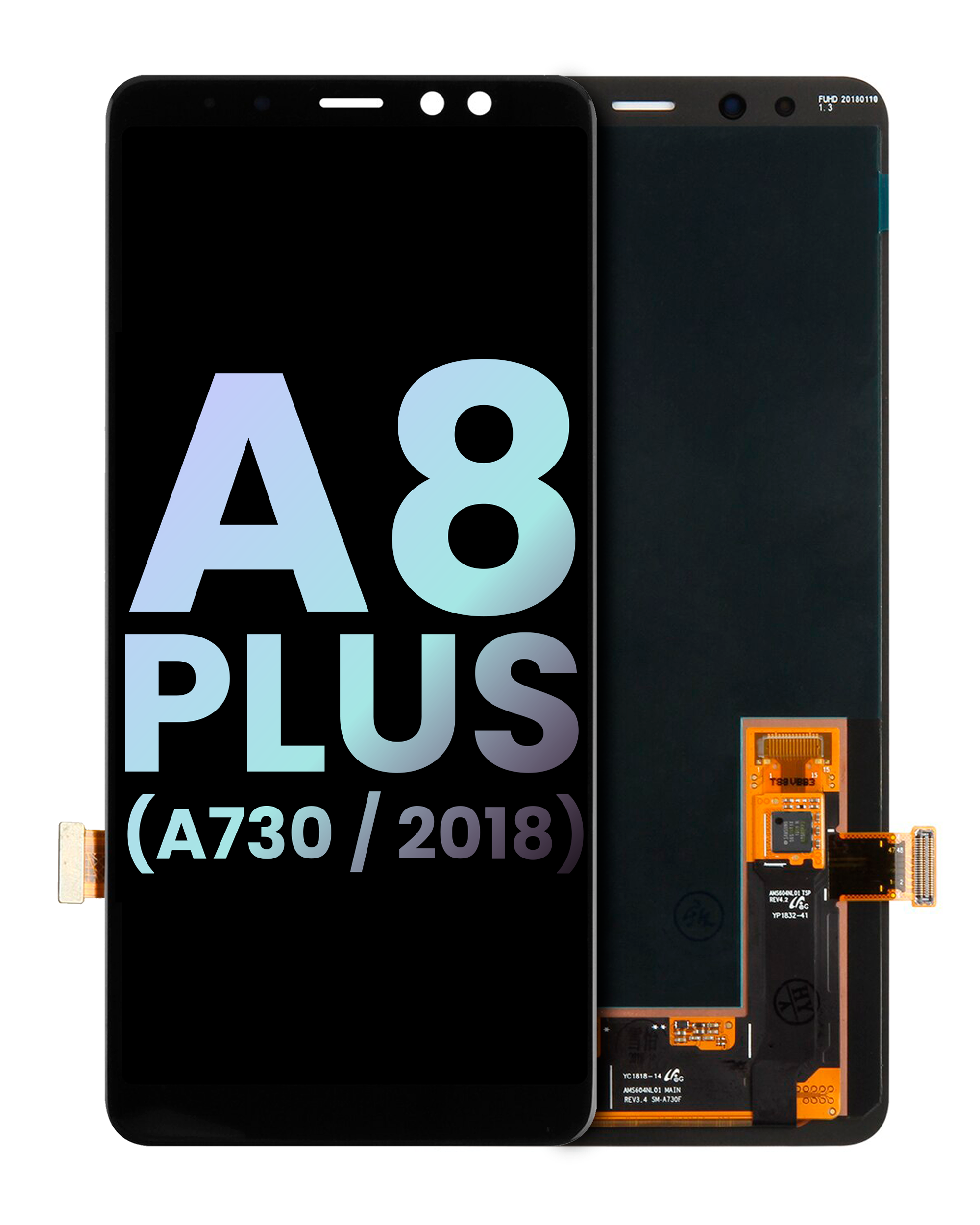 Oled Assembly Without Frame Compatible For Samsung Galaxy A8 Plus (Service Pack) (A730 / 2018) (All Colors)
