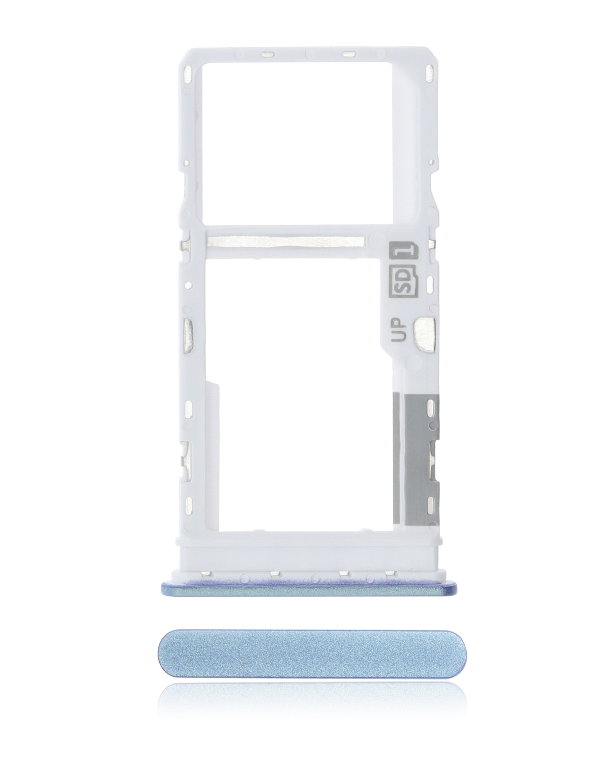 Single Sim Card Tray Compatible For Motorola Moto G20 (Xt2128 / 2021) (Breeze Blue)