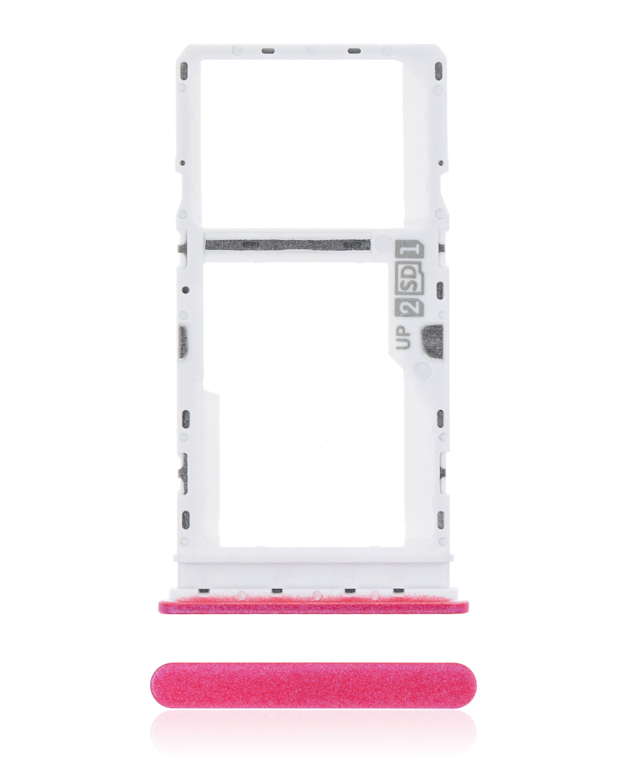 Dual Sim Card Tray Compatible For Motorola Moto G20 (Xt2128 / 2021) (Flamingo Pink)