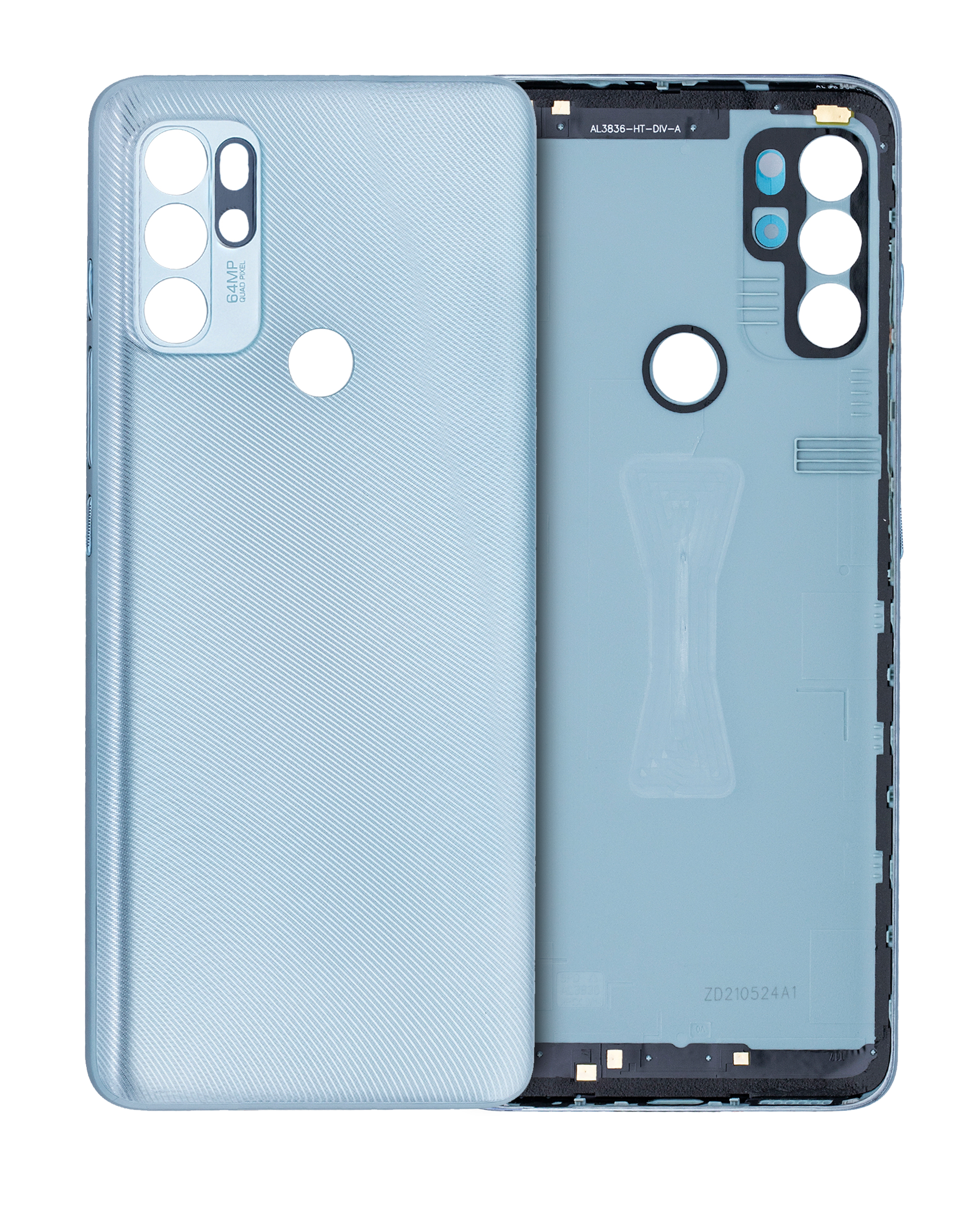 Back Cover Glass Compatible For Motorola Moto G60S (Xt2133 / 2021) (Green)